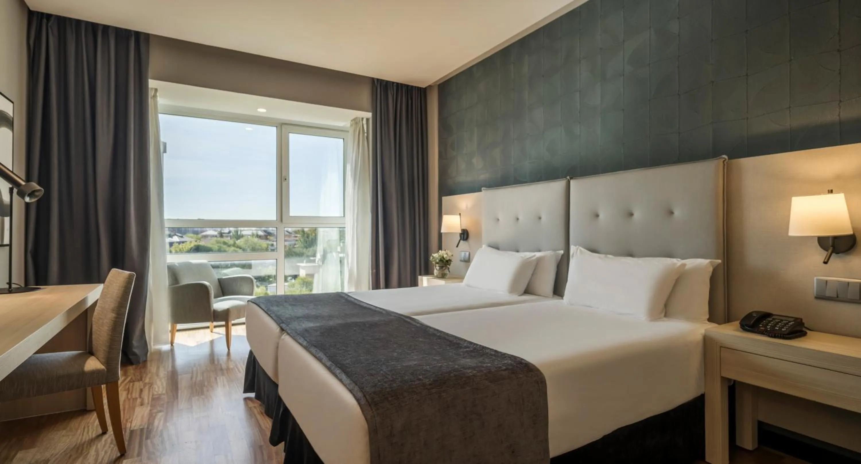 Bedroom, Bed in Ilunion Pio XII