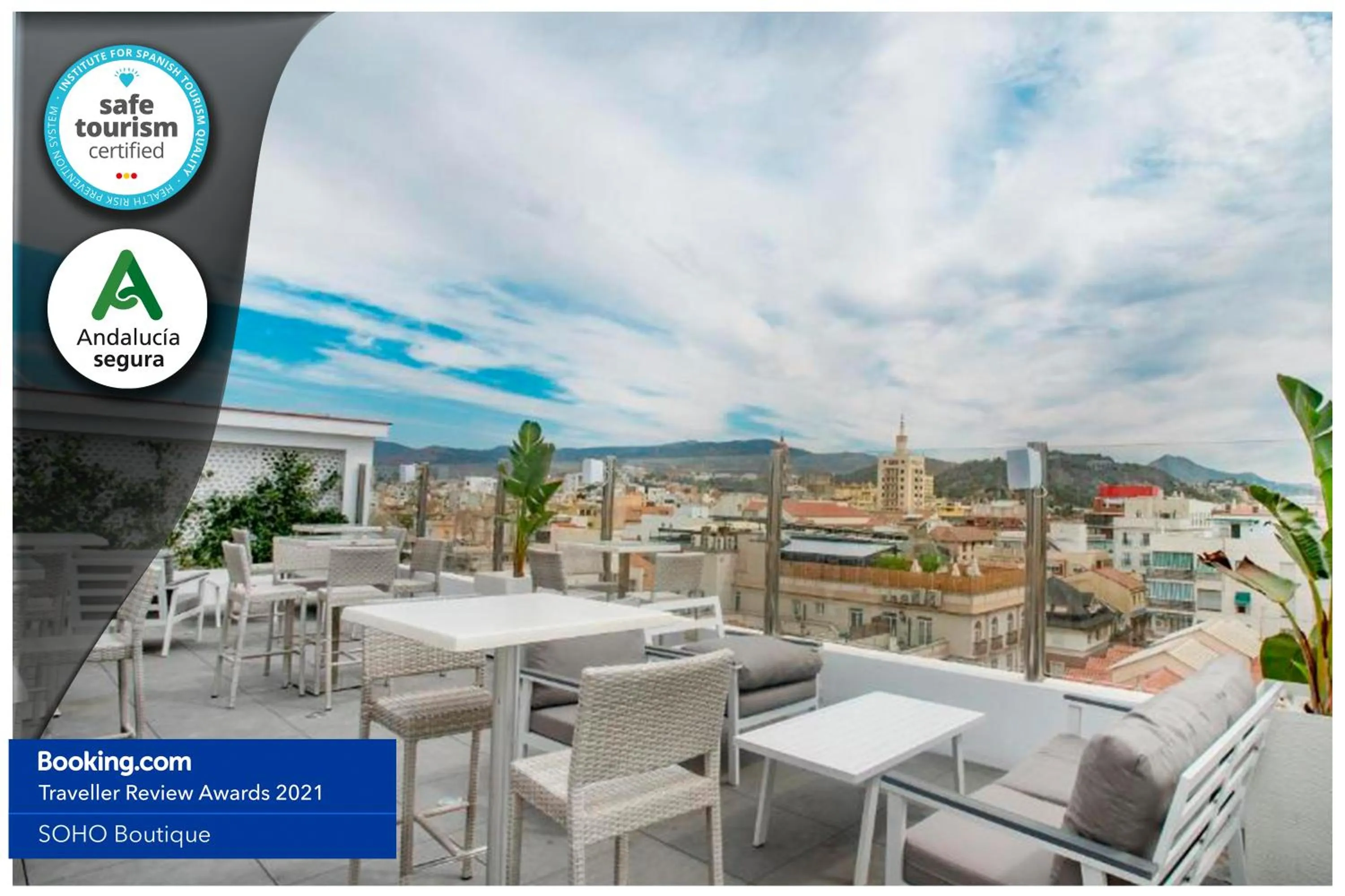 Balcony/Terrace in Soho Boutique Bahía Málaga