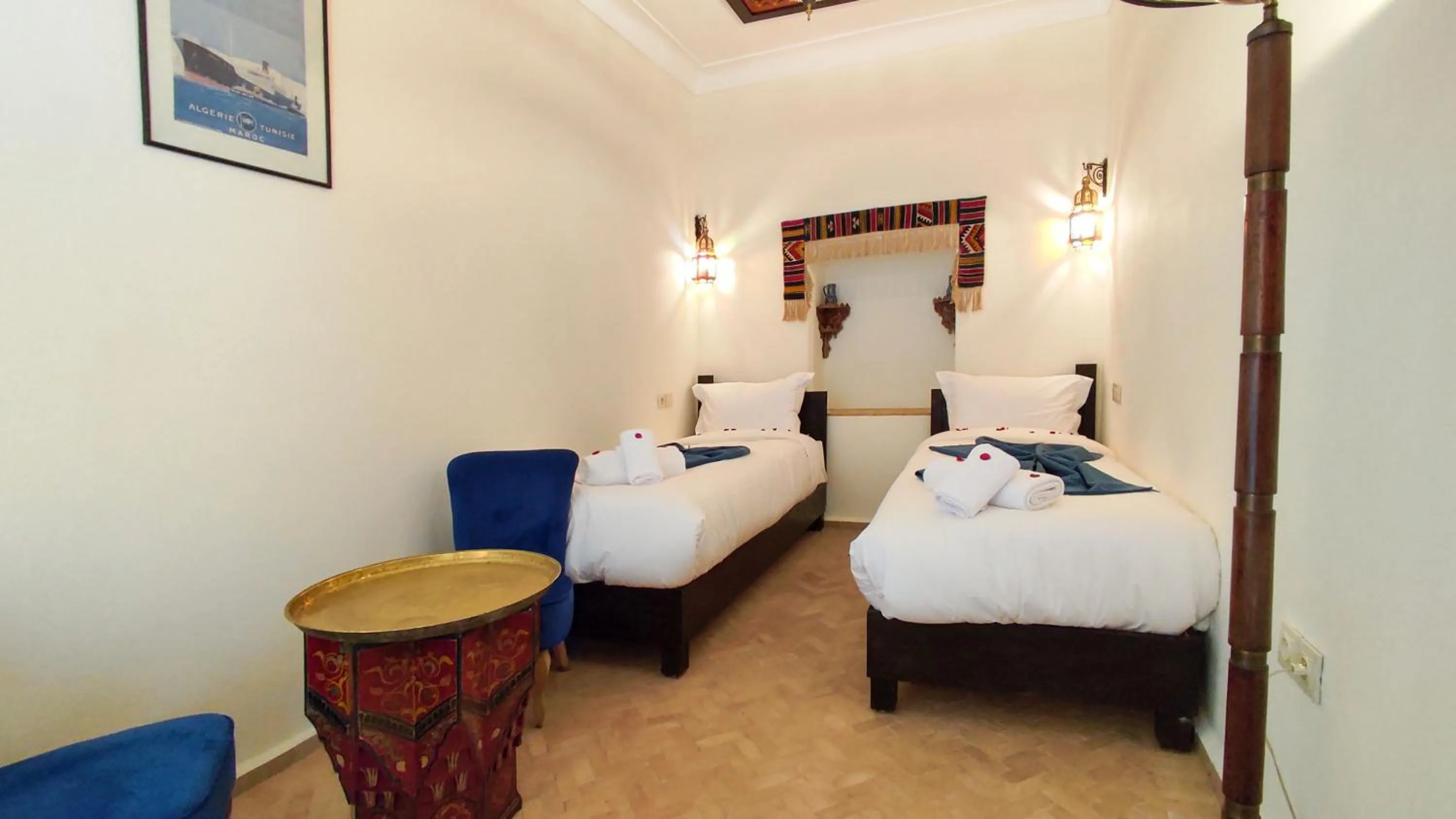 Bed in RIAD DAR En-Nawat