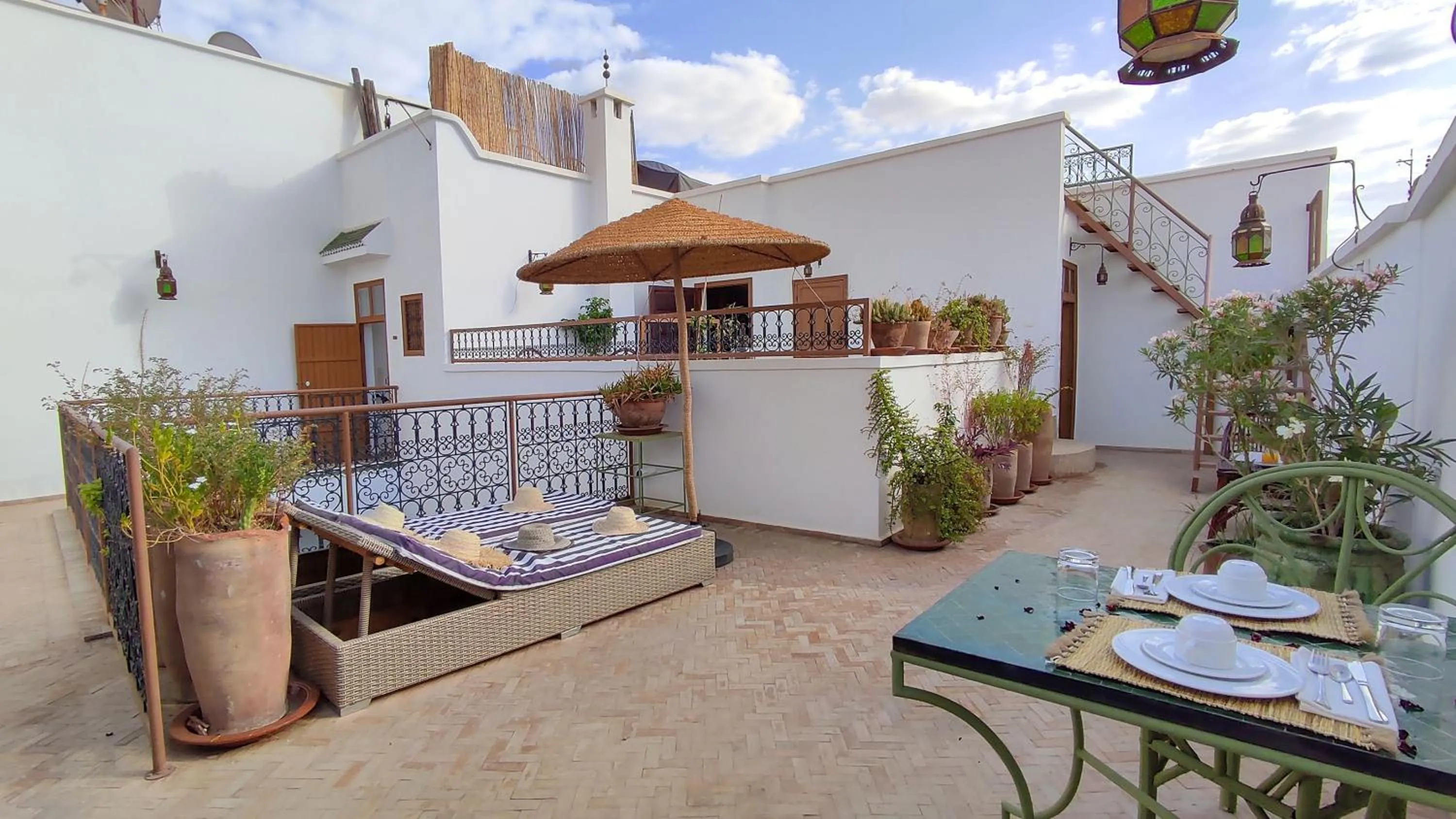 Patio in RIAD DAR En-Nawat