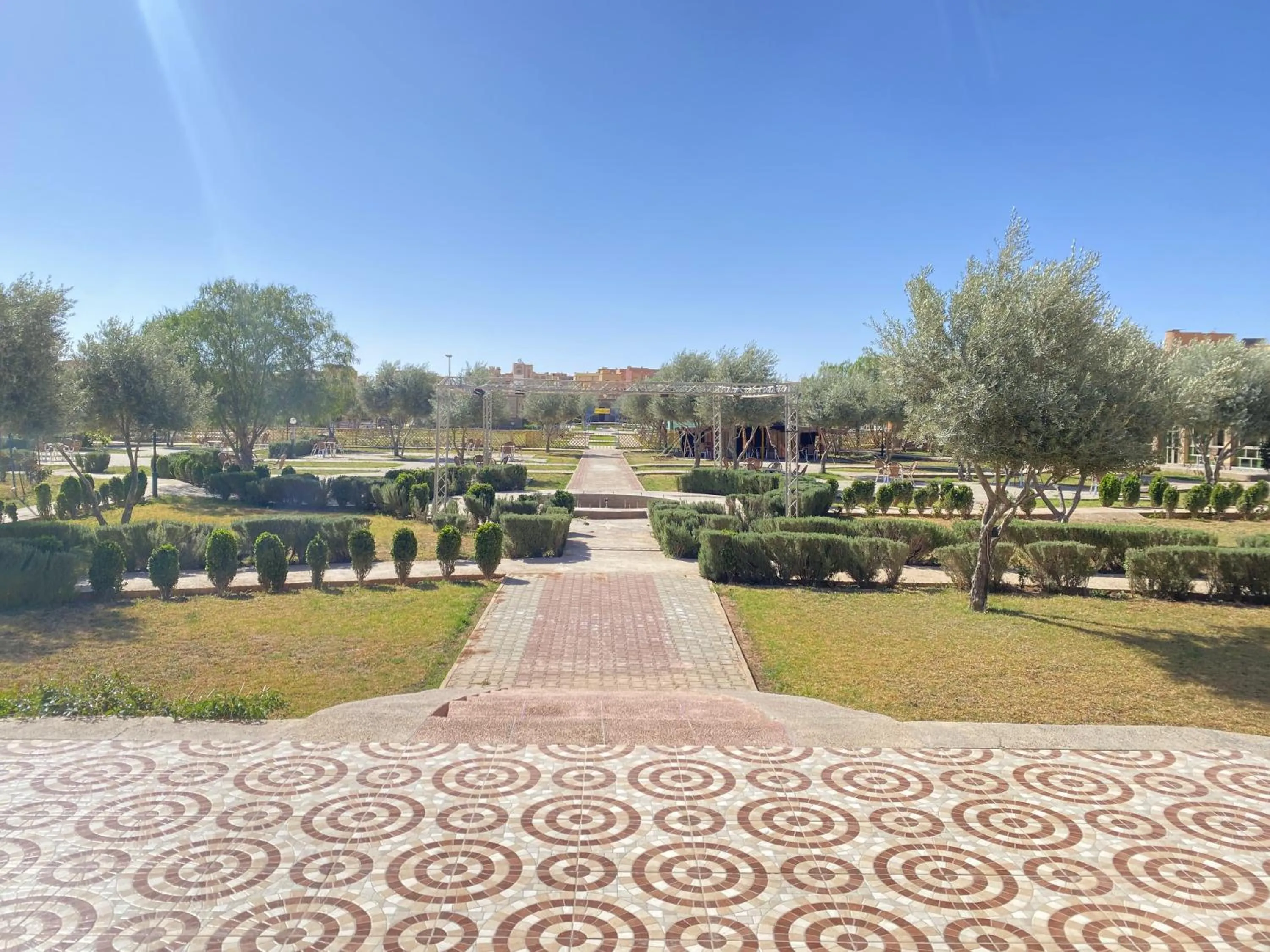 Garden in IGHIZ INN resort