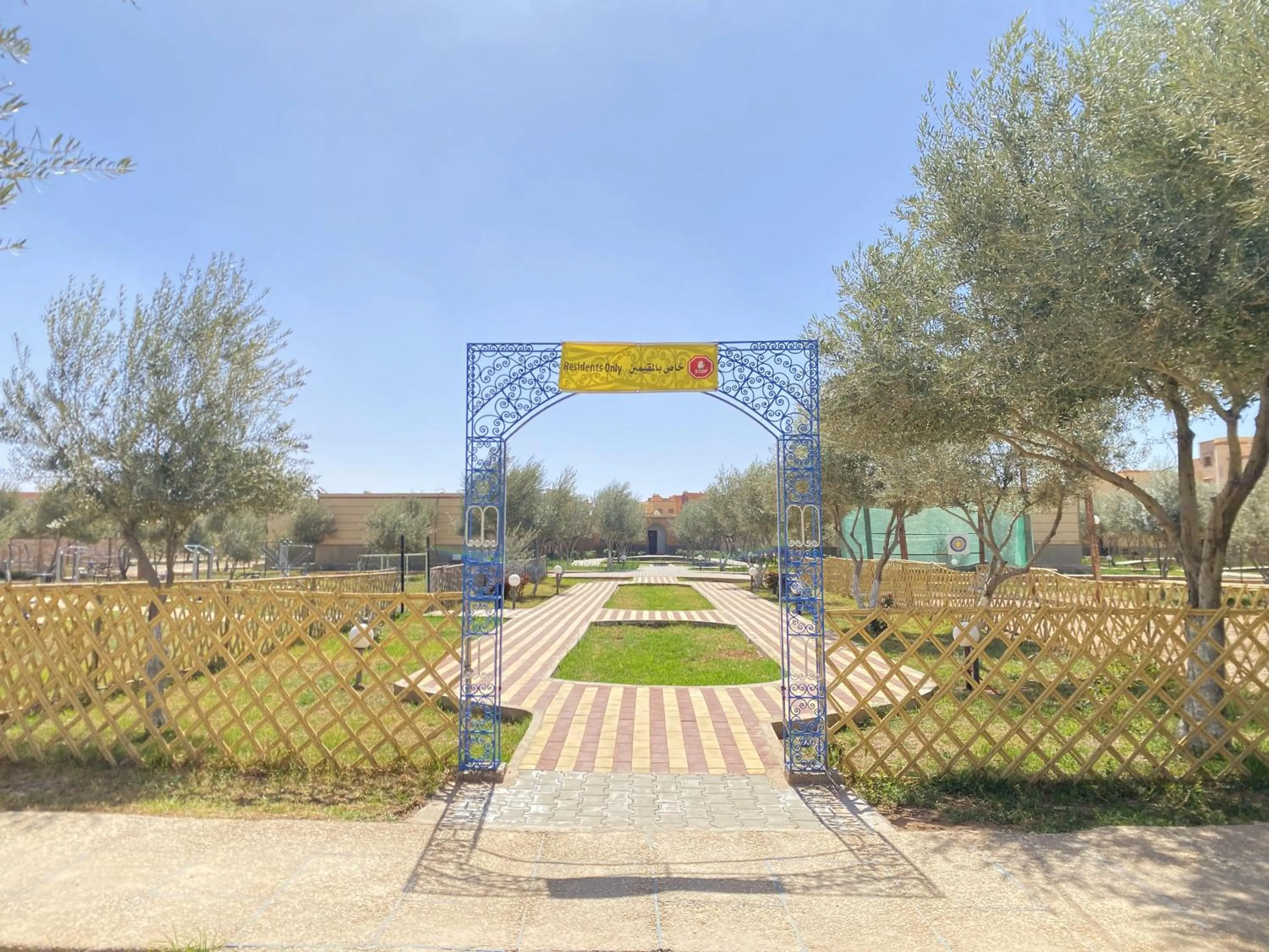 Garden in IGHIZ INN resort