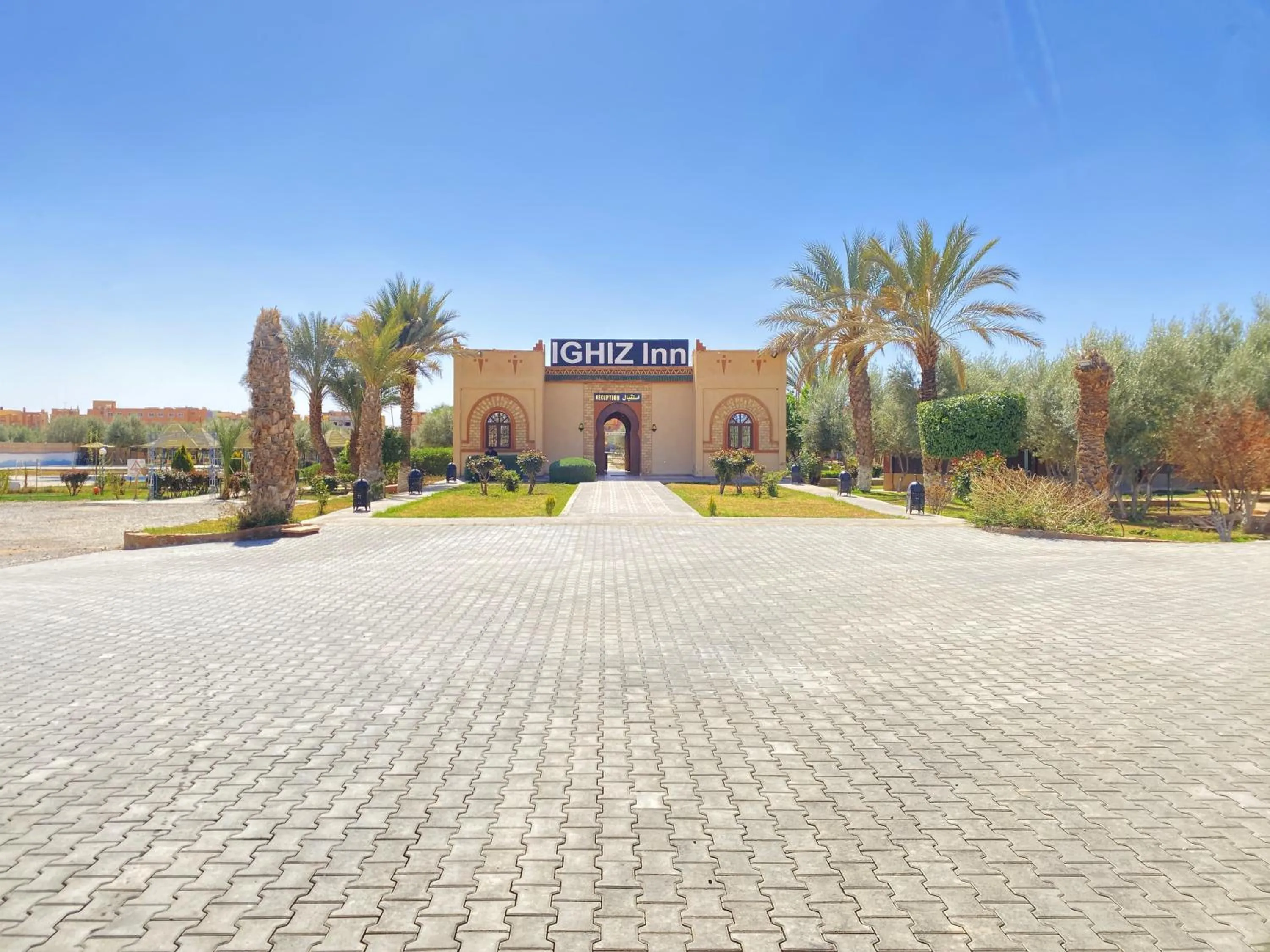 Lobby or reception in IGHIZ INN resort