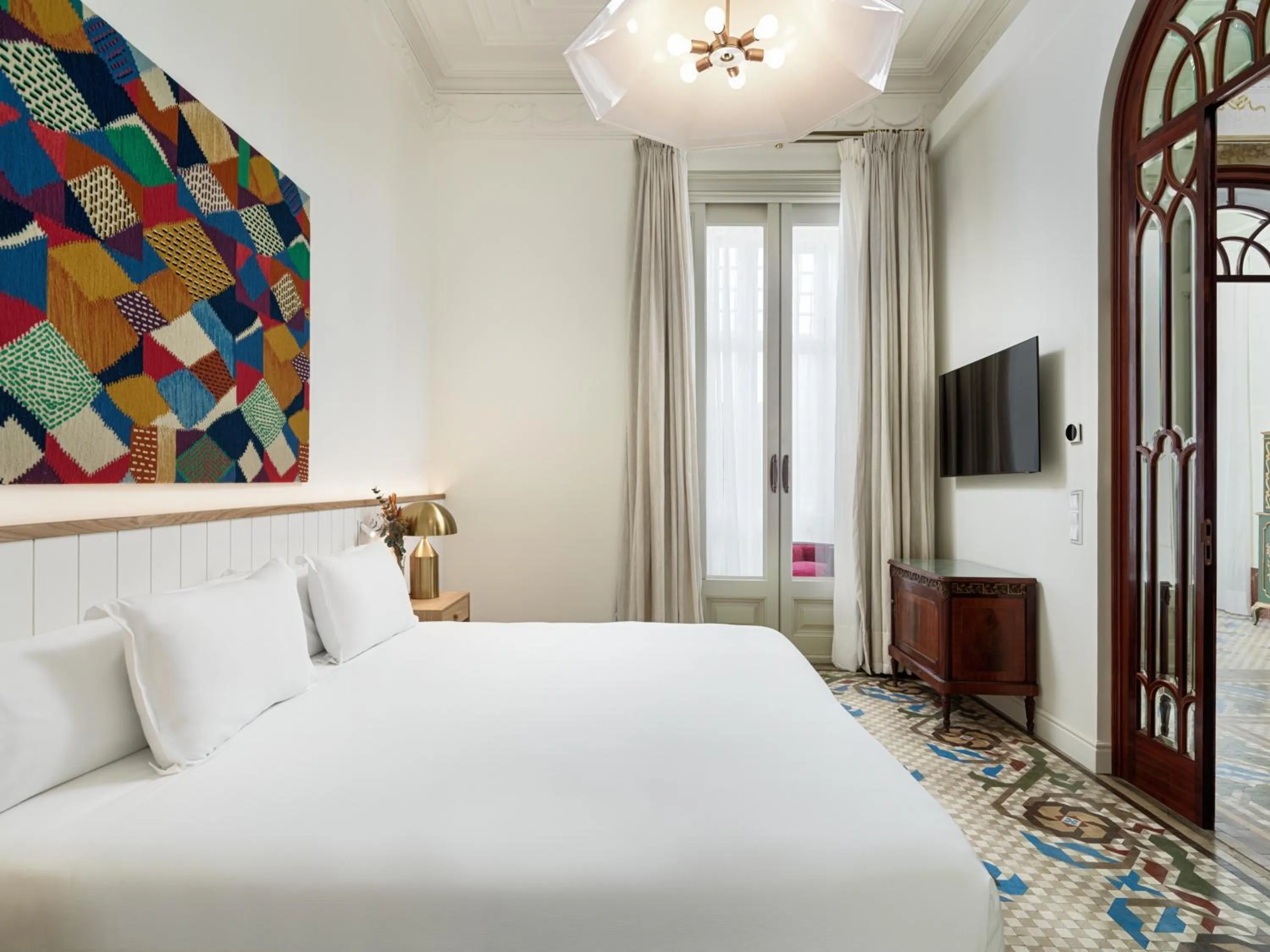 Bed in Boutique Hotel H10 Catalunya Plaza