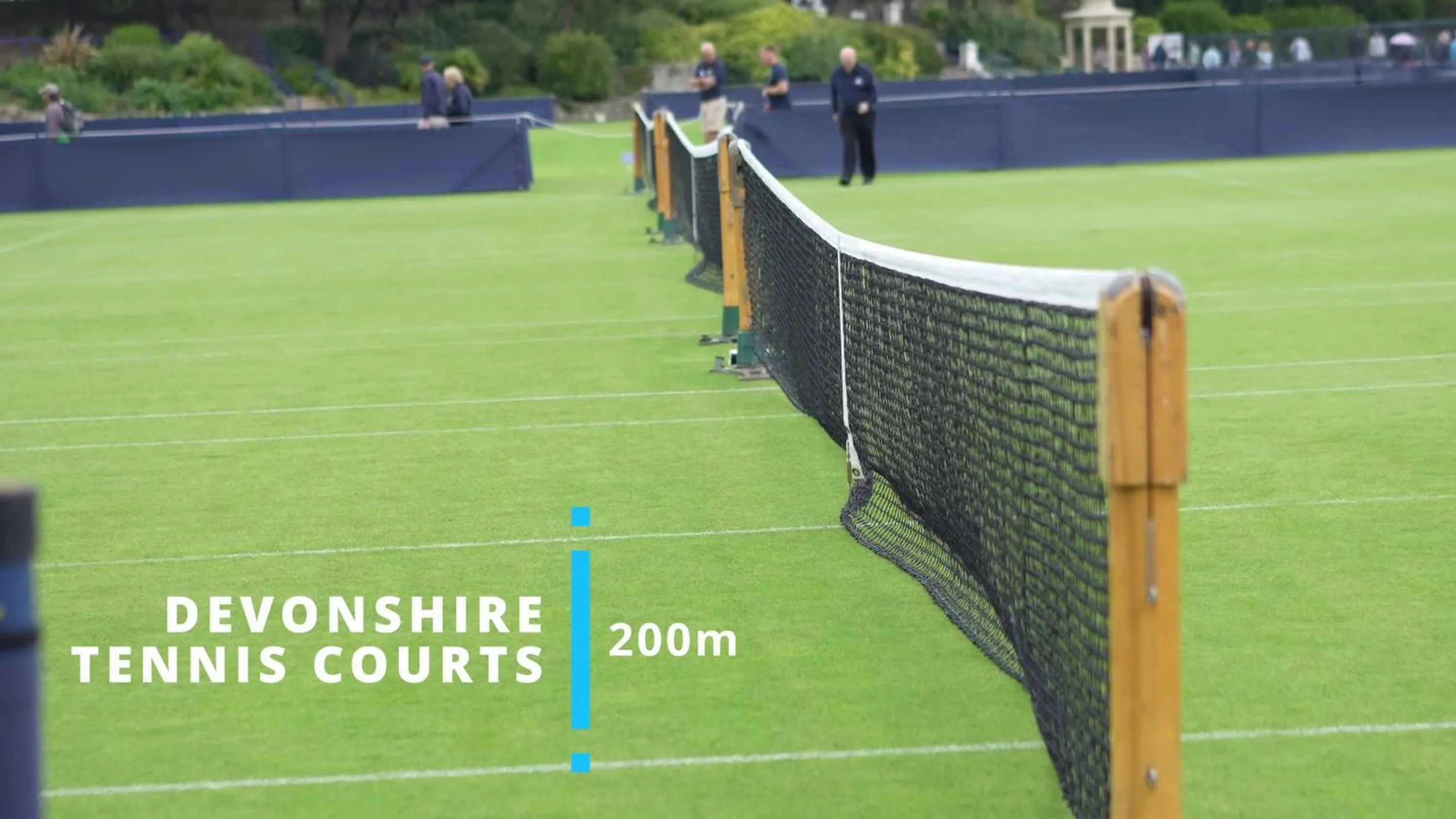 Tennis court in Osborne Aparthotel