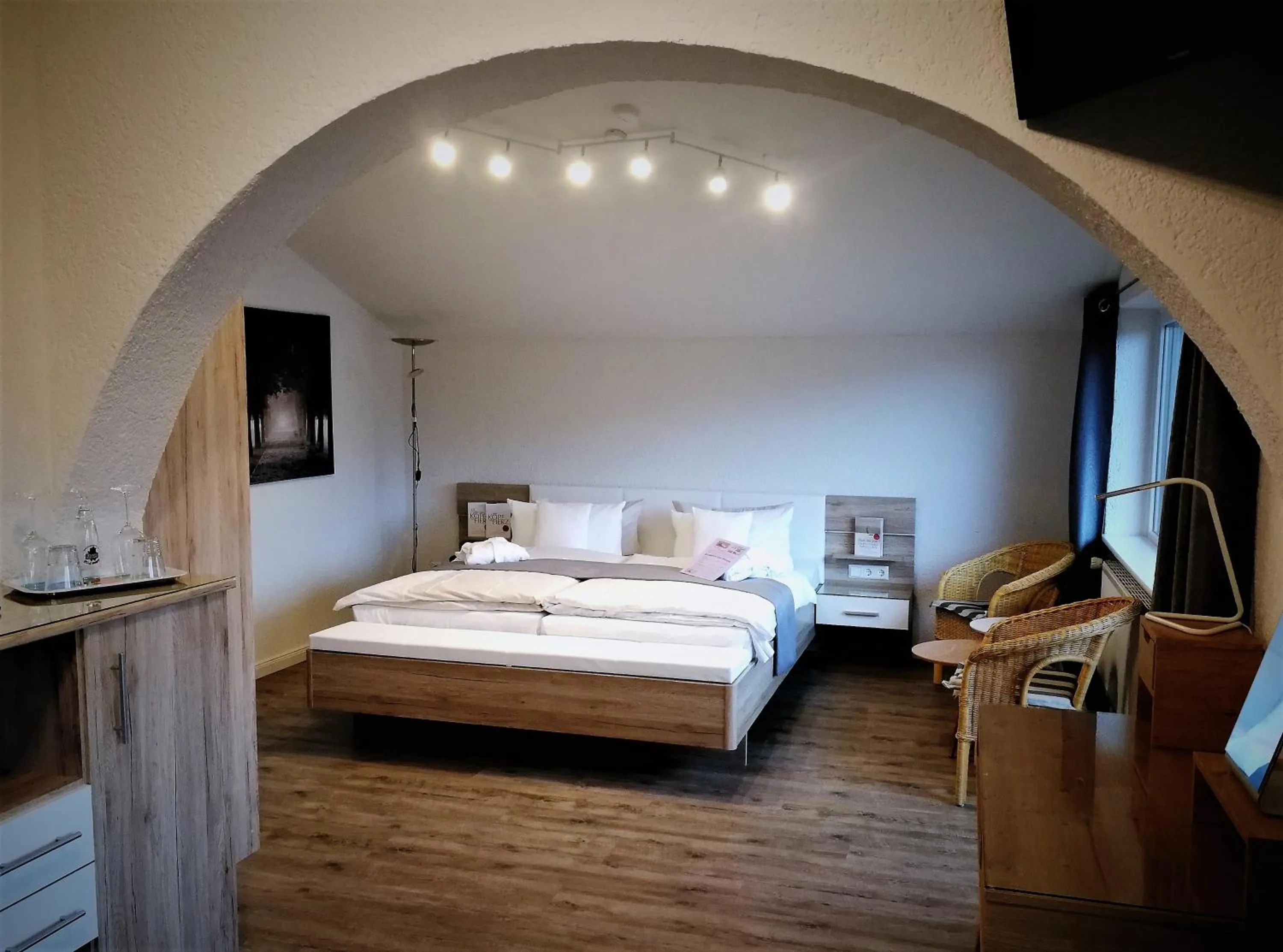 Photo of the whole room, Bed in Ferienhotel Schwarzwälder Hof