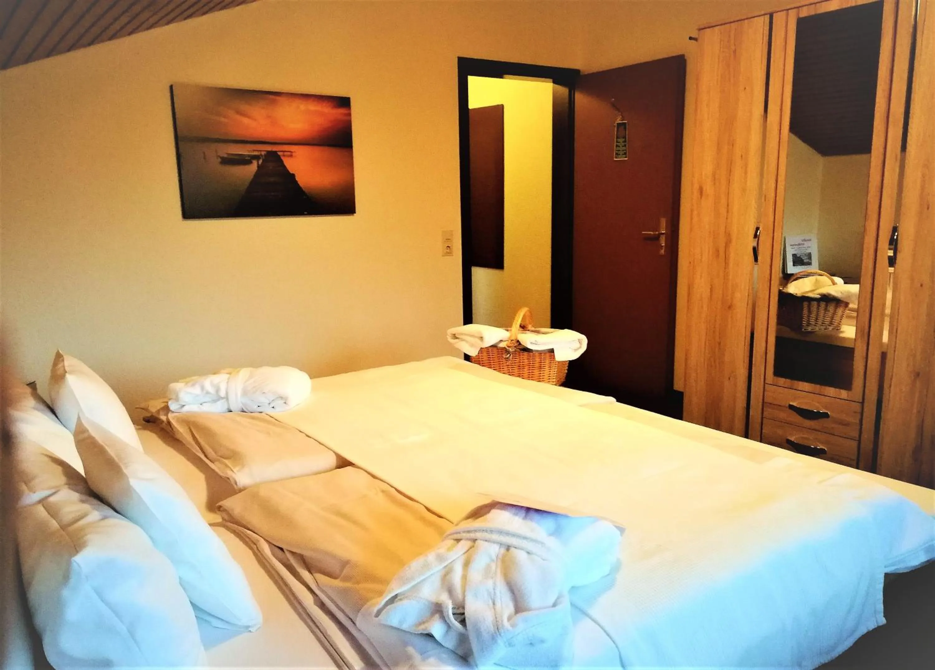 Photo of the whole room, Bed in Ferienhotel Schwarzwälder Hof