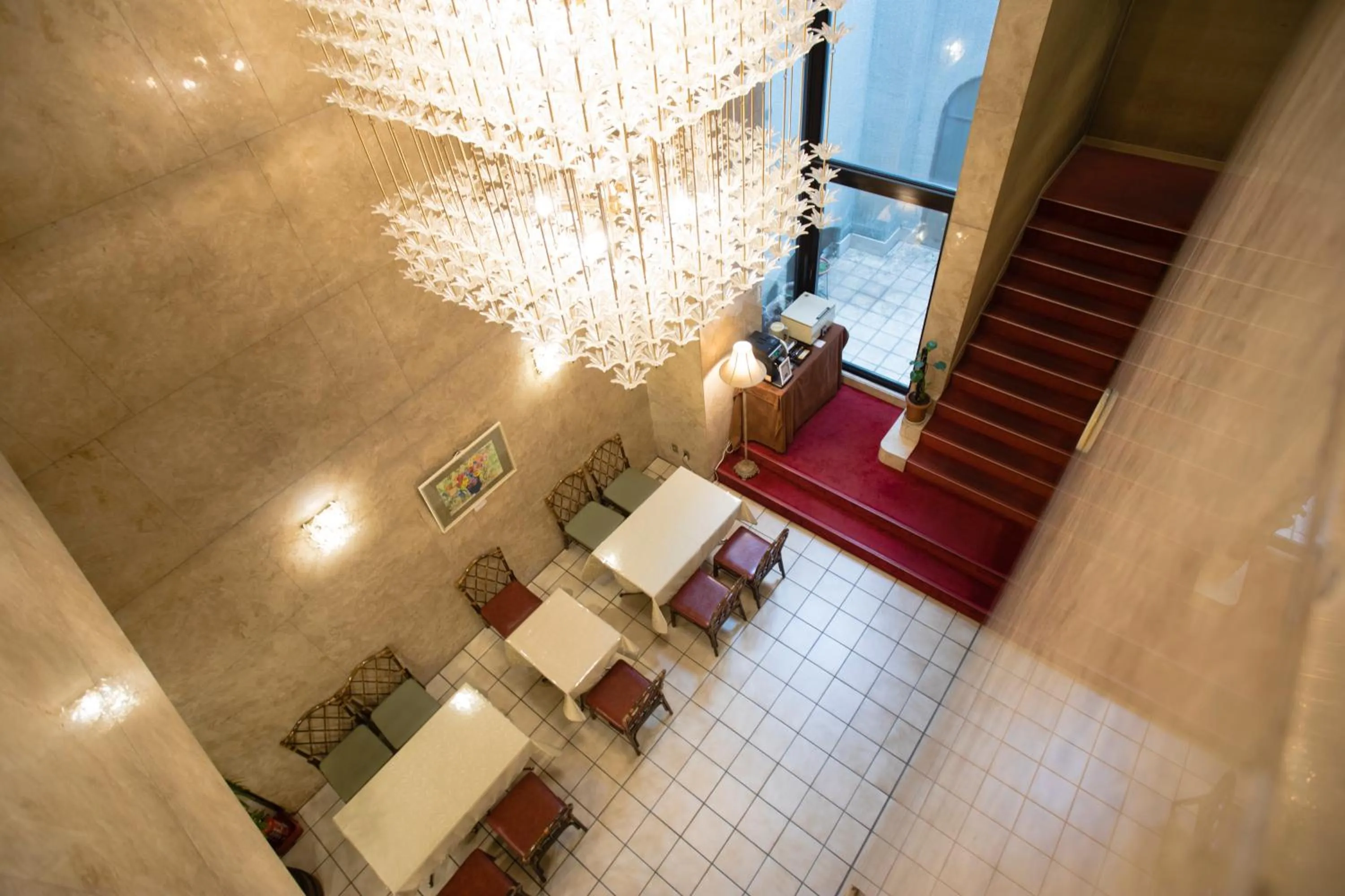 Communal lounge/ TV room in Hiroshima Pacific Hotel