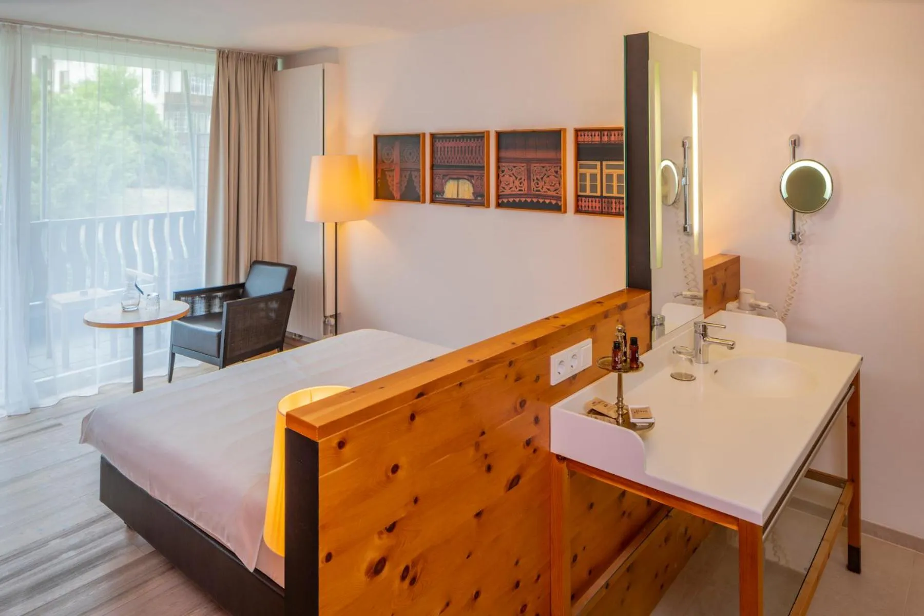 Bed in Villa Seilern Vital Resort