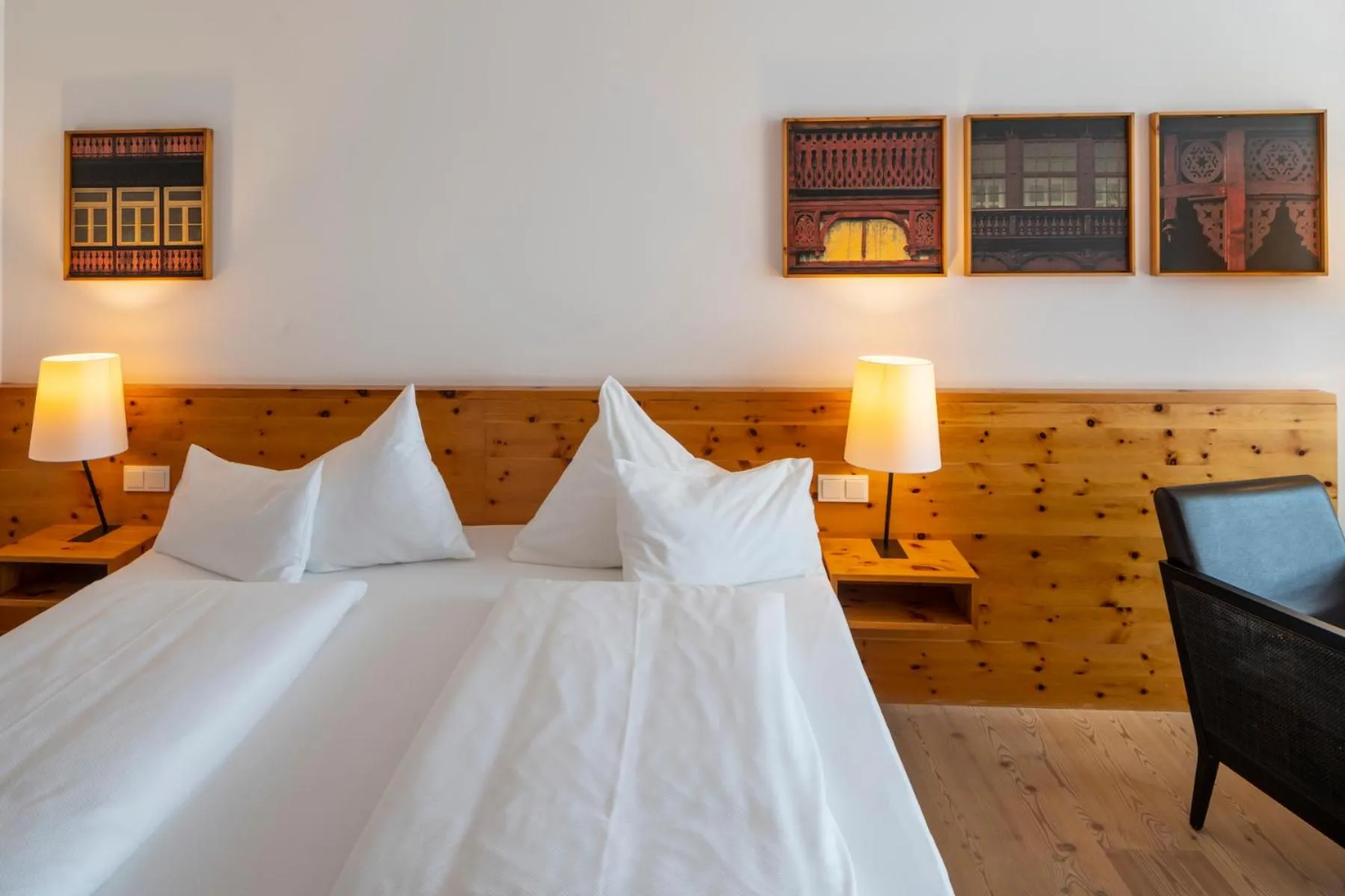 Bed in Villa Seilern Vital Resort