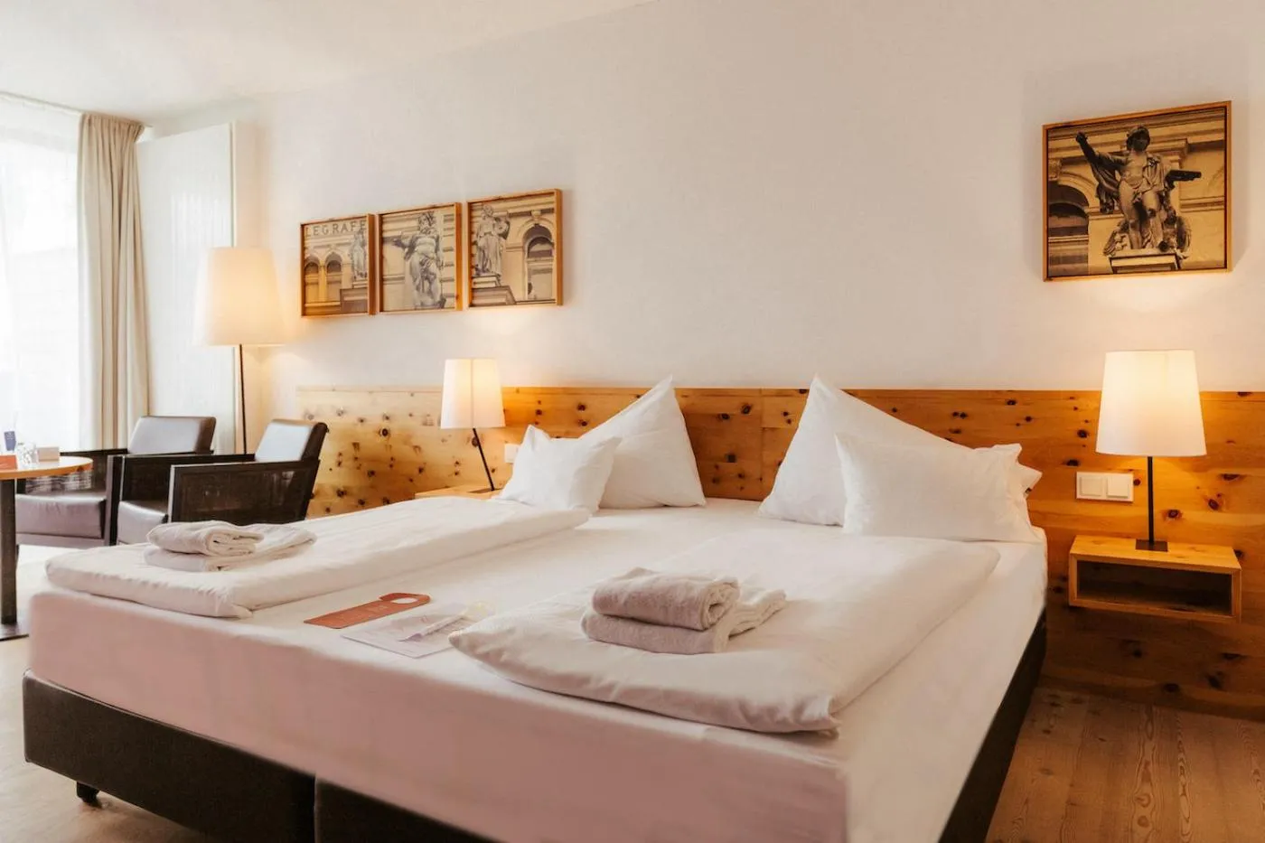 Bed in Villa Seilern Vital Resort