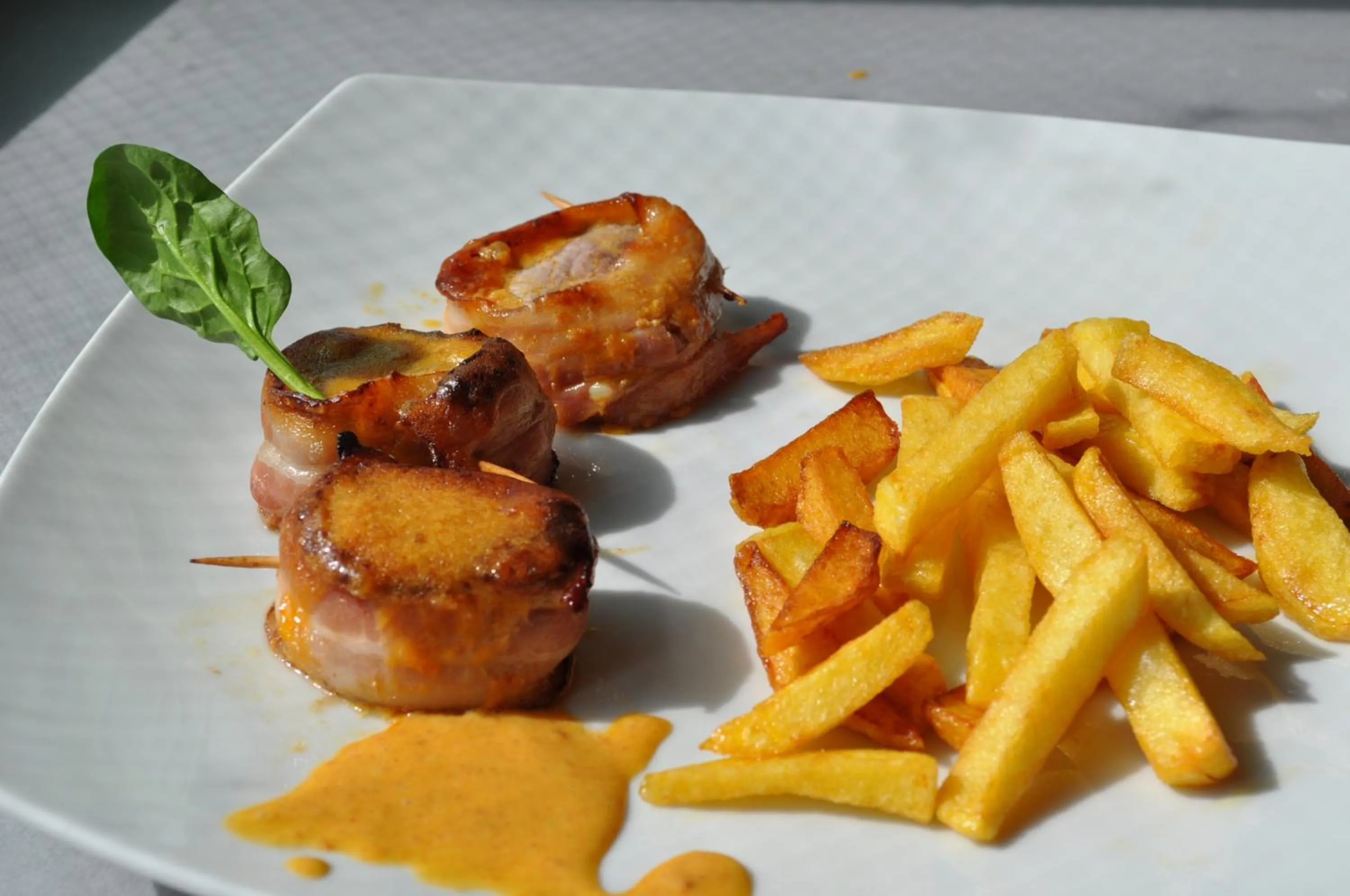 Food close-up in Hotel Torrecerredo