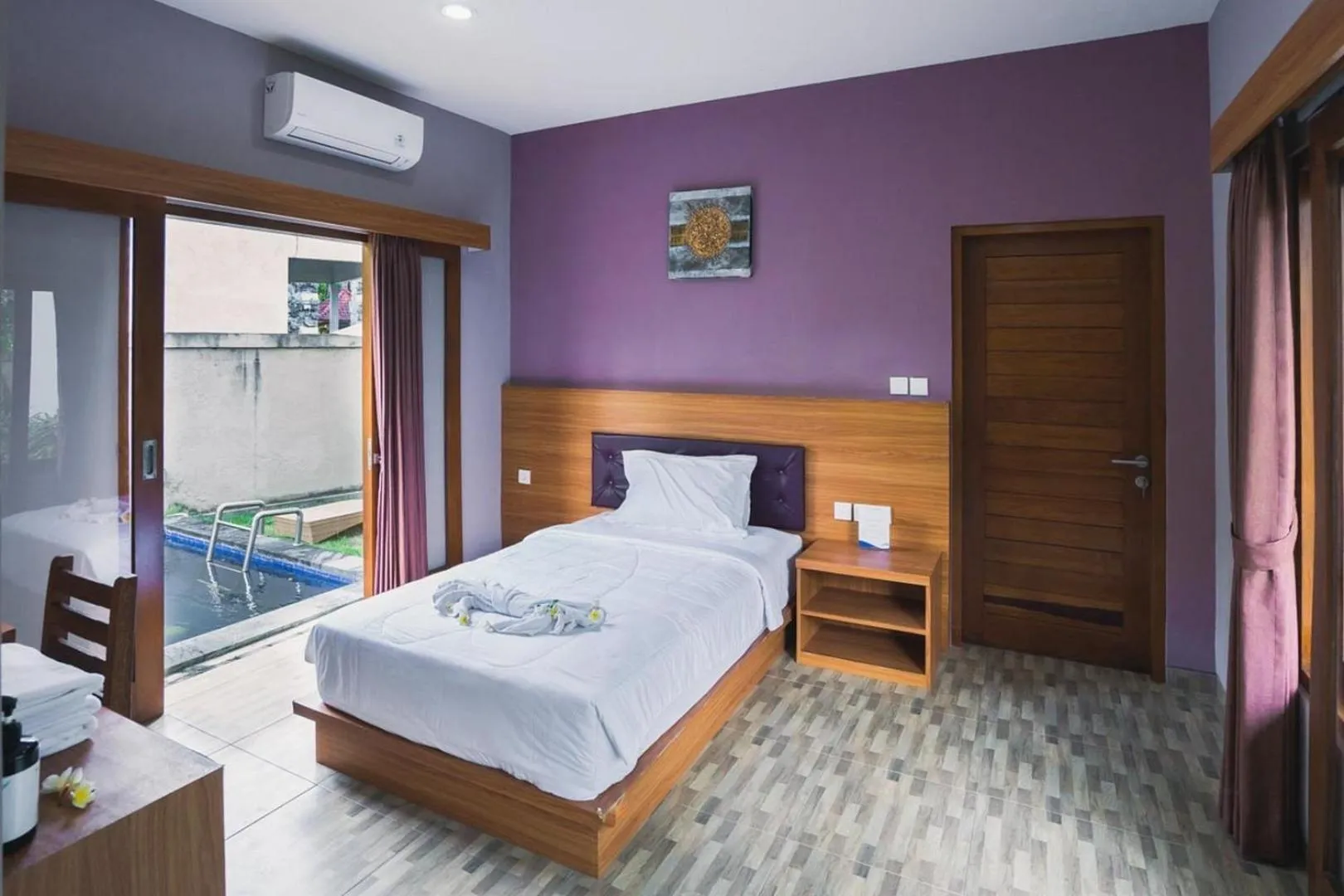 Bedroom in Ariana Beach Resort Amed Bali