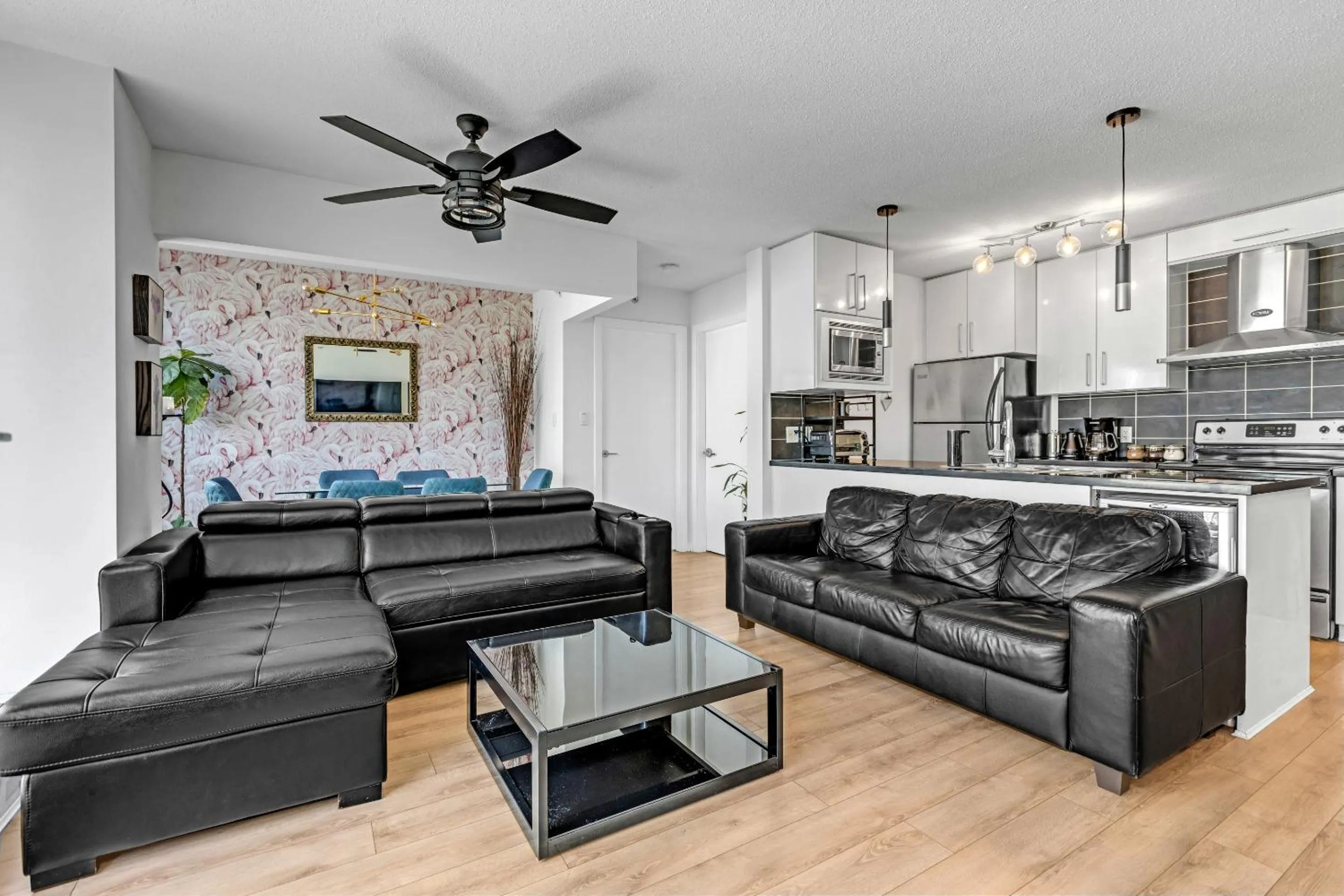 Floor plan in Gastown Downtown Apartment very central