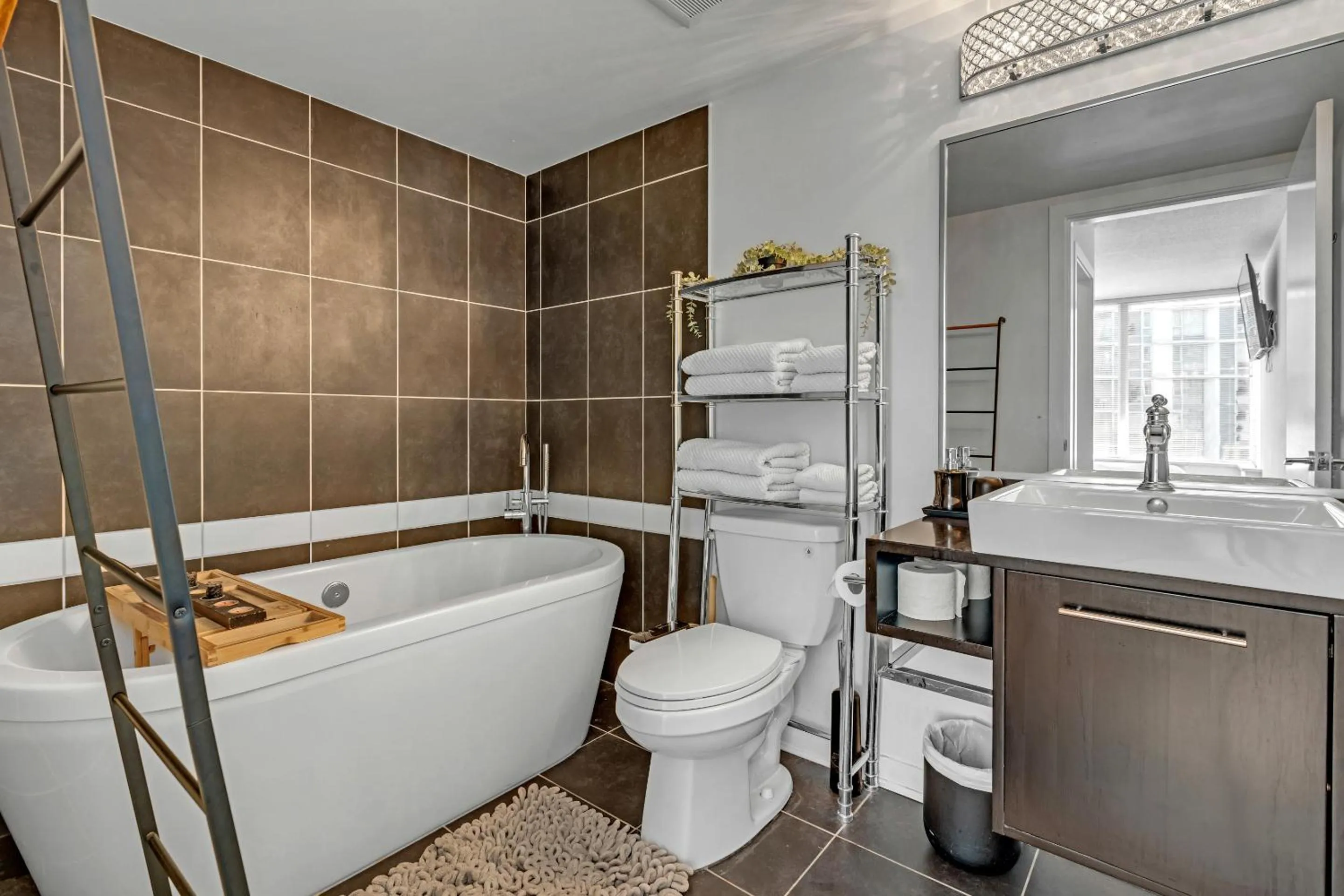 Bathroom in Gastown Downtown Apartment very central