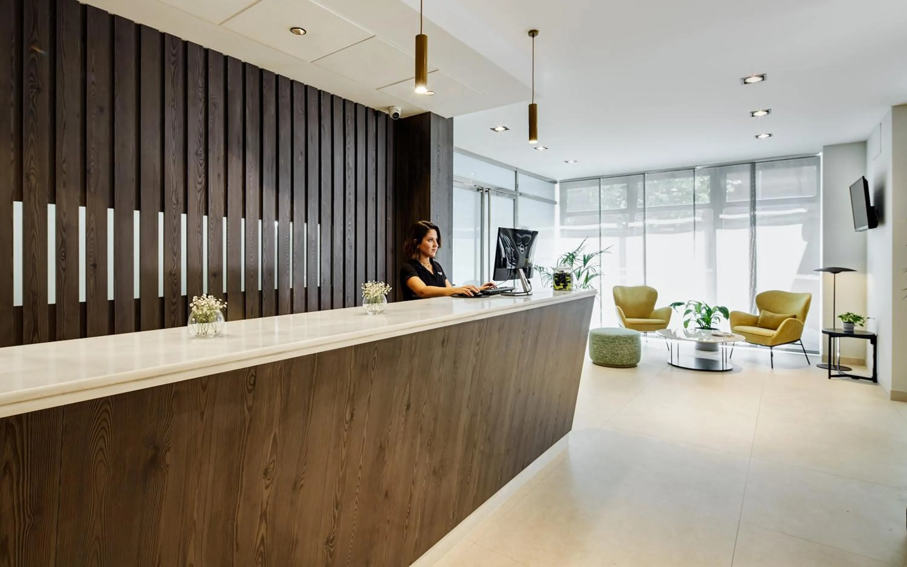 Lobby or reception in Sercotel Madrid Aeropuerto