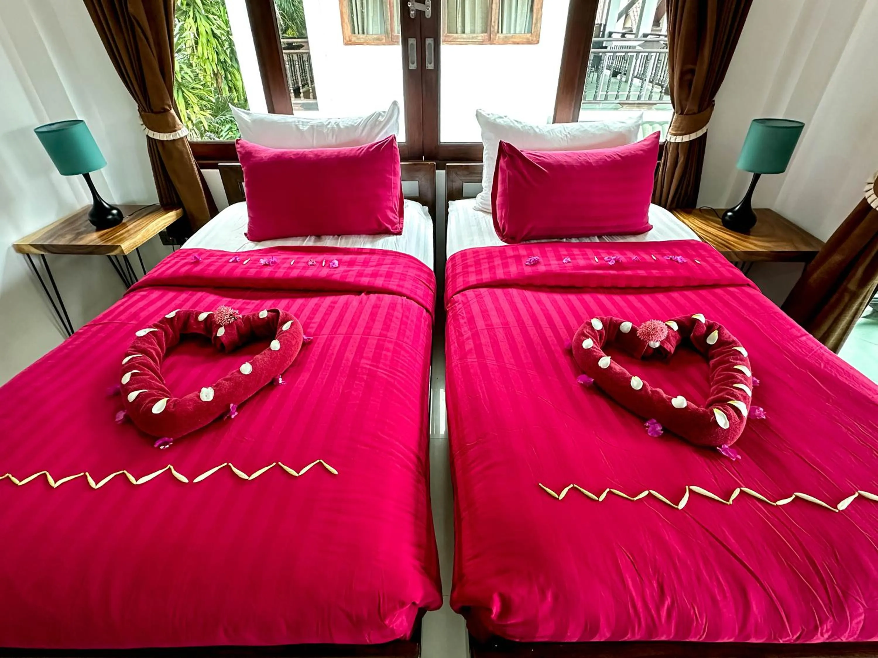 Bed in Amara Beach Resort Koh Phangan