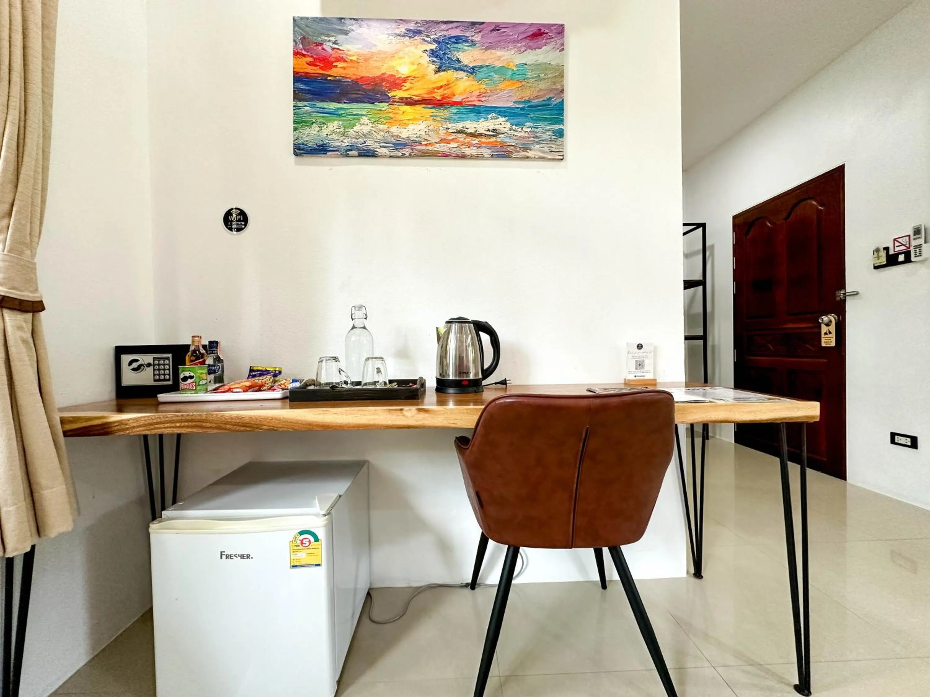 safe in Amara Beach Resort Koh Phangan