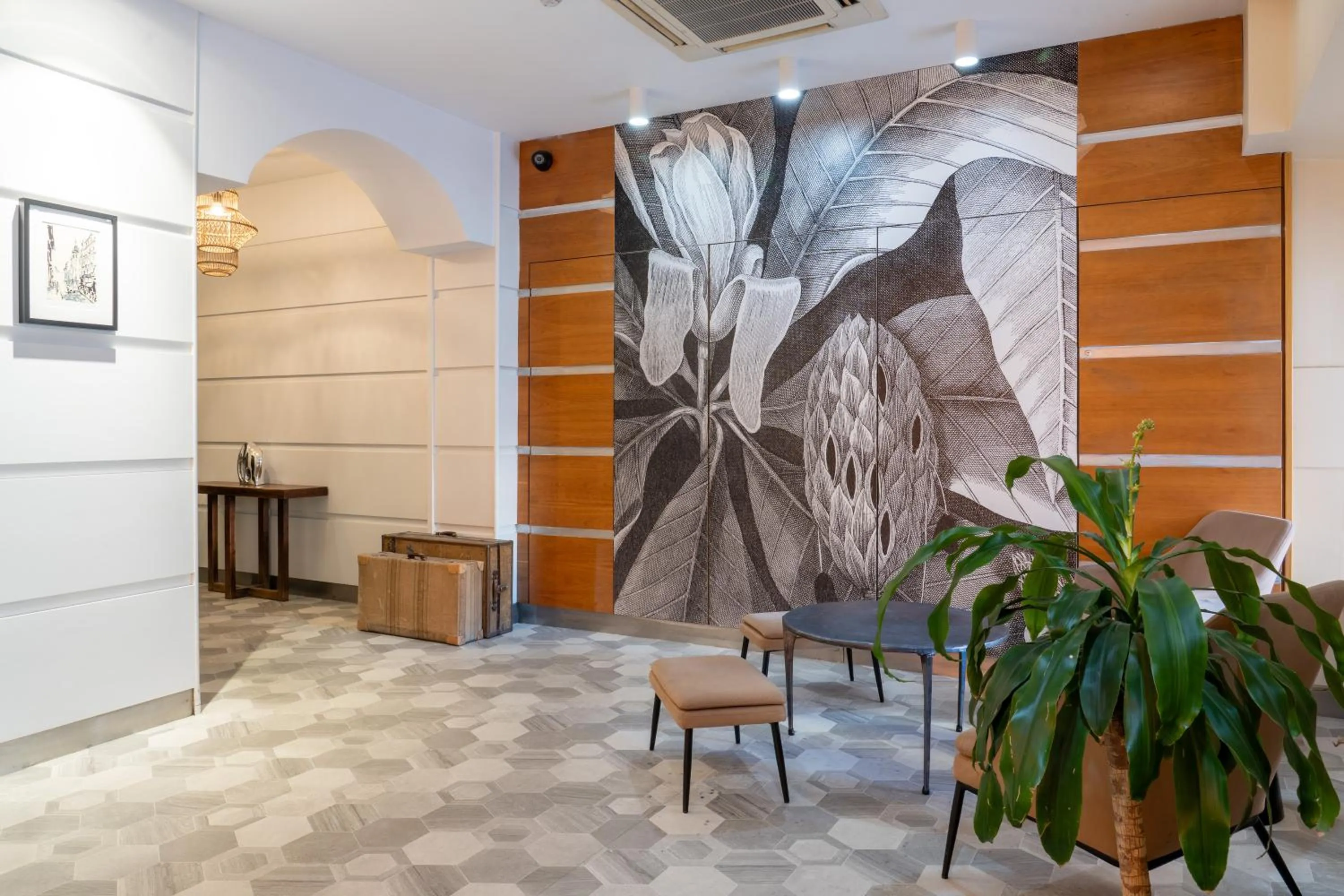 Lobby or reception in Ateneo Puerta del Sol