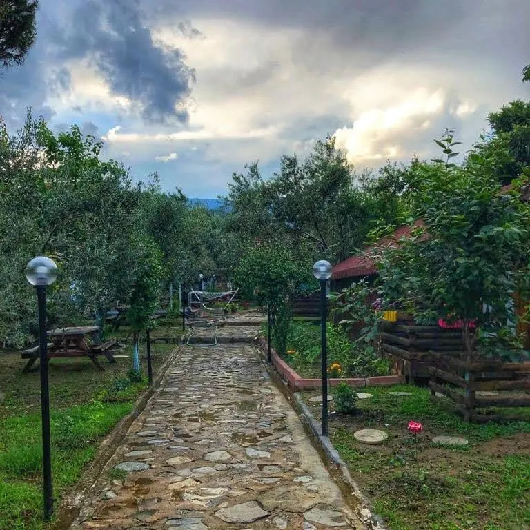 Quiet street view in Zeytindağı bungalow