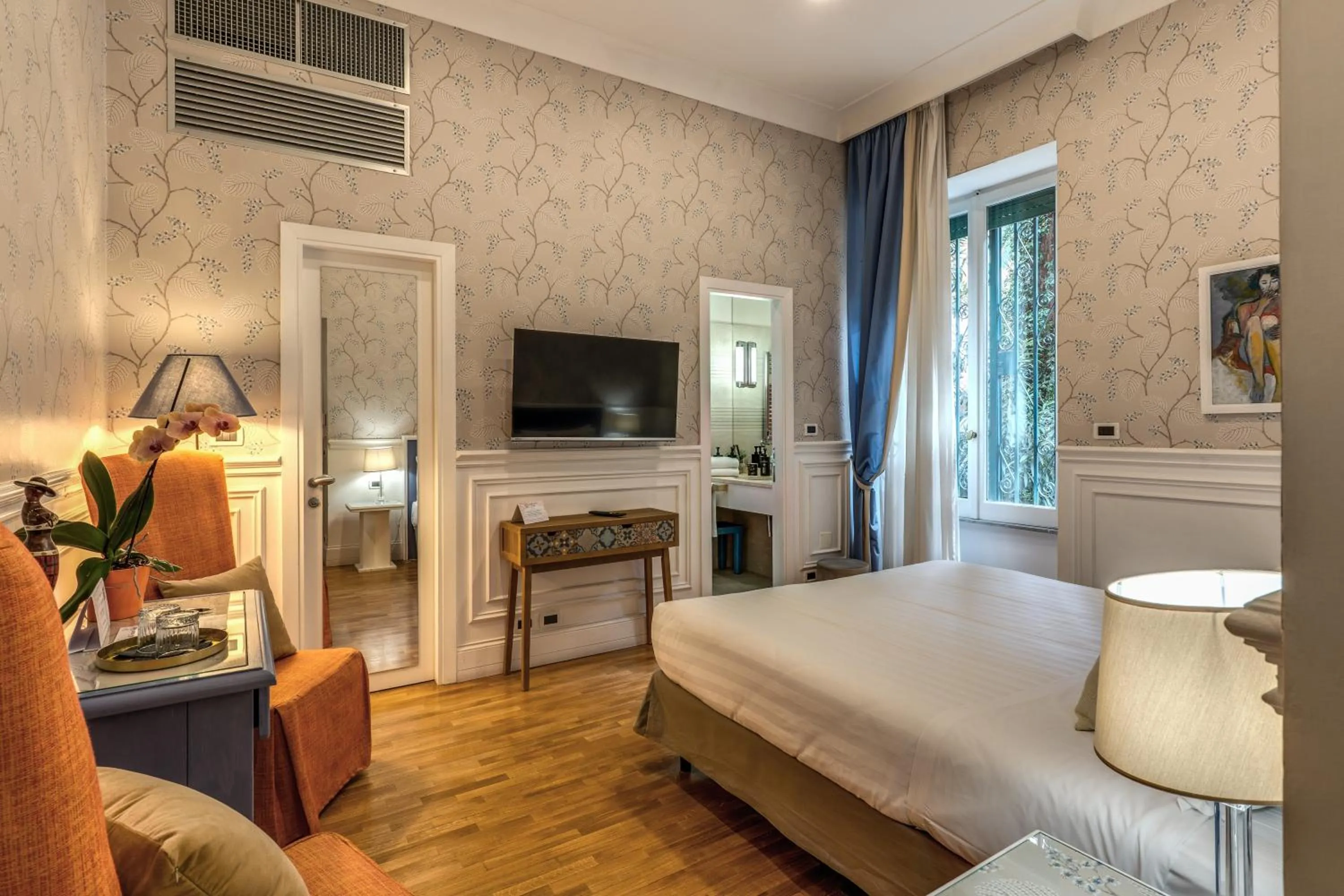 Bedroom, Bed in Mangili Garden Hotel