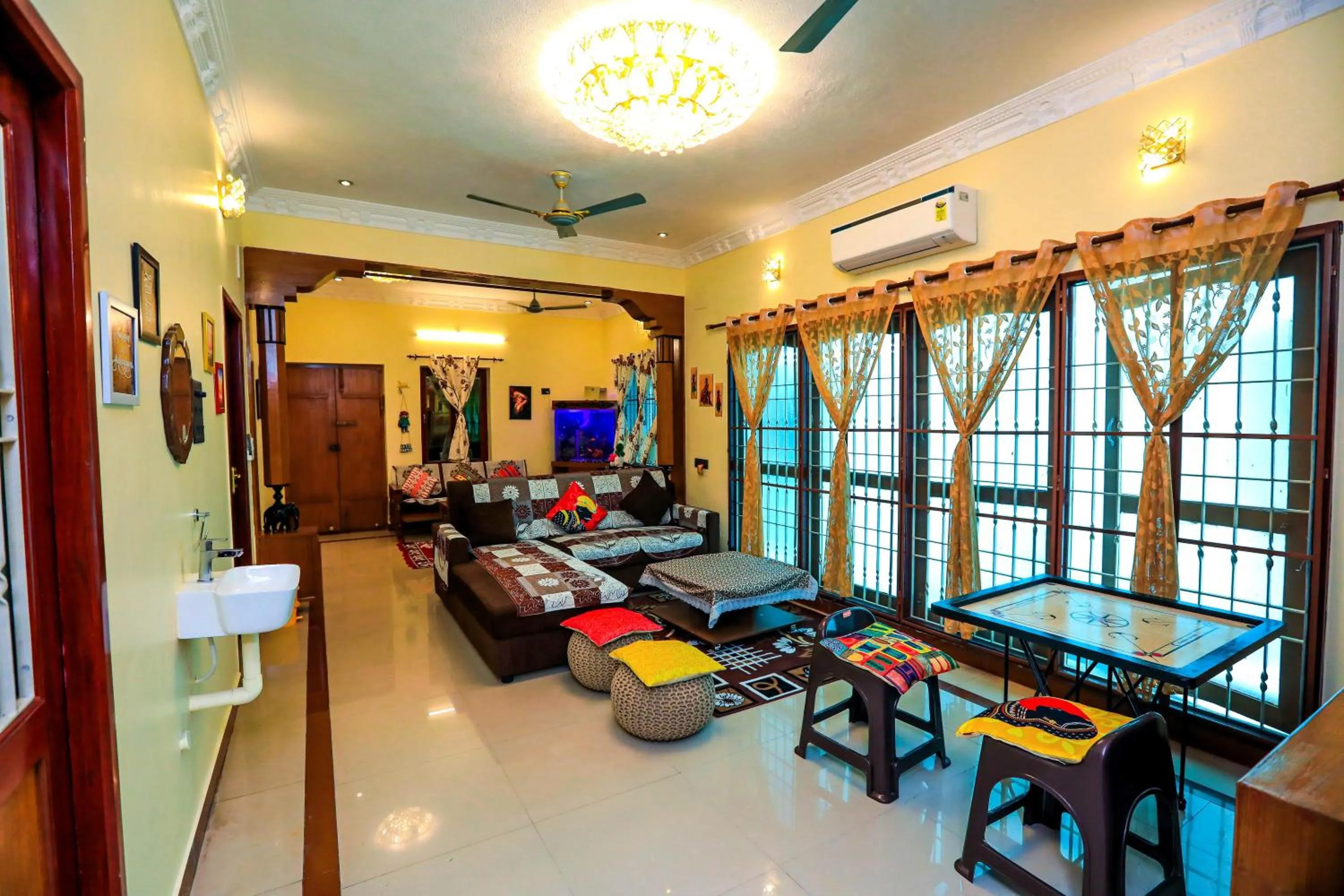 Living room in Bay Homes 2BHK WT Bathtub Near Rock Beach