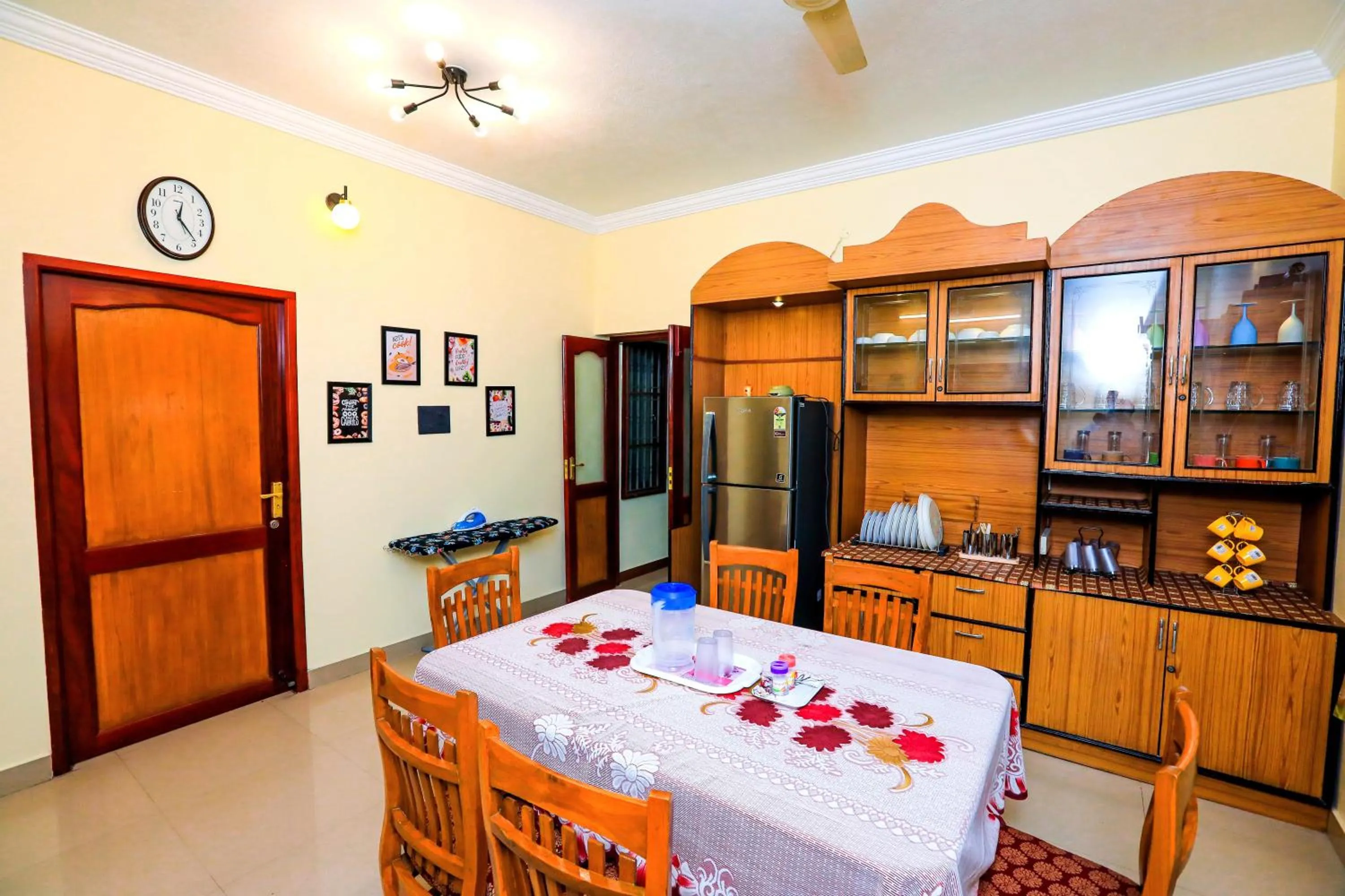 Dining area in Bay Homes 2BHK WT Bathtub Near Rock Beach