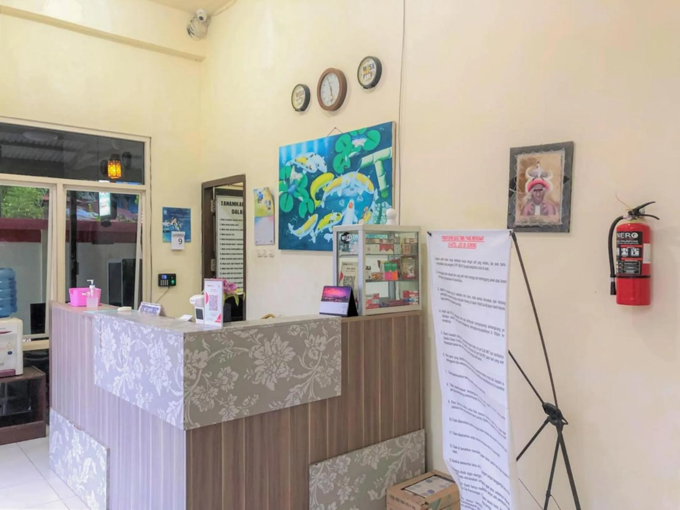 Lobby or reception in Hotel Lido 88 Sorong Mitra RedDoorz