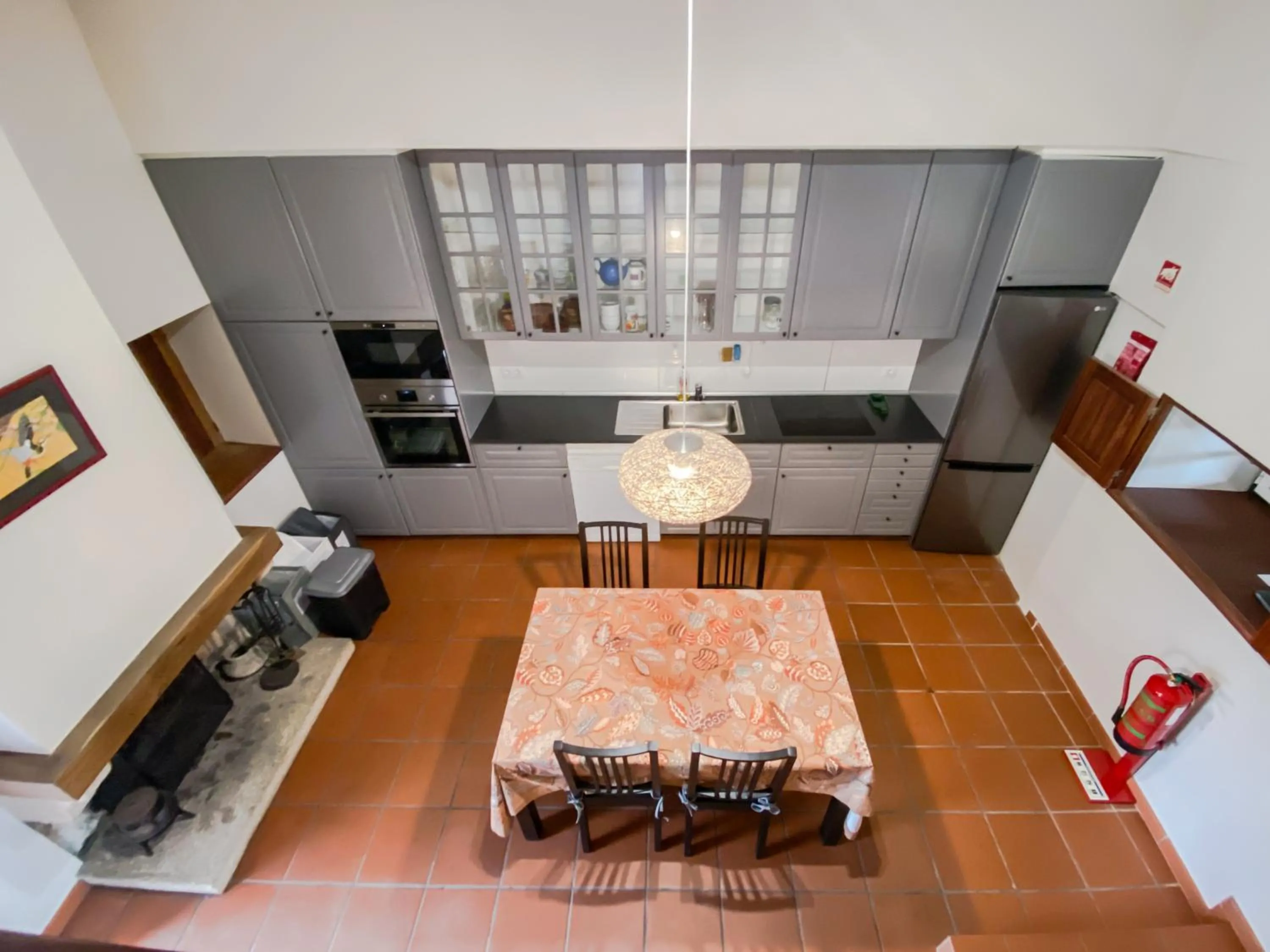 Kitchen or kitchenette in Casa do Crasto