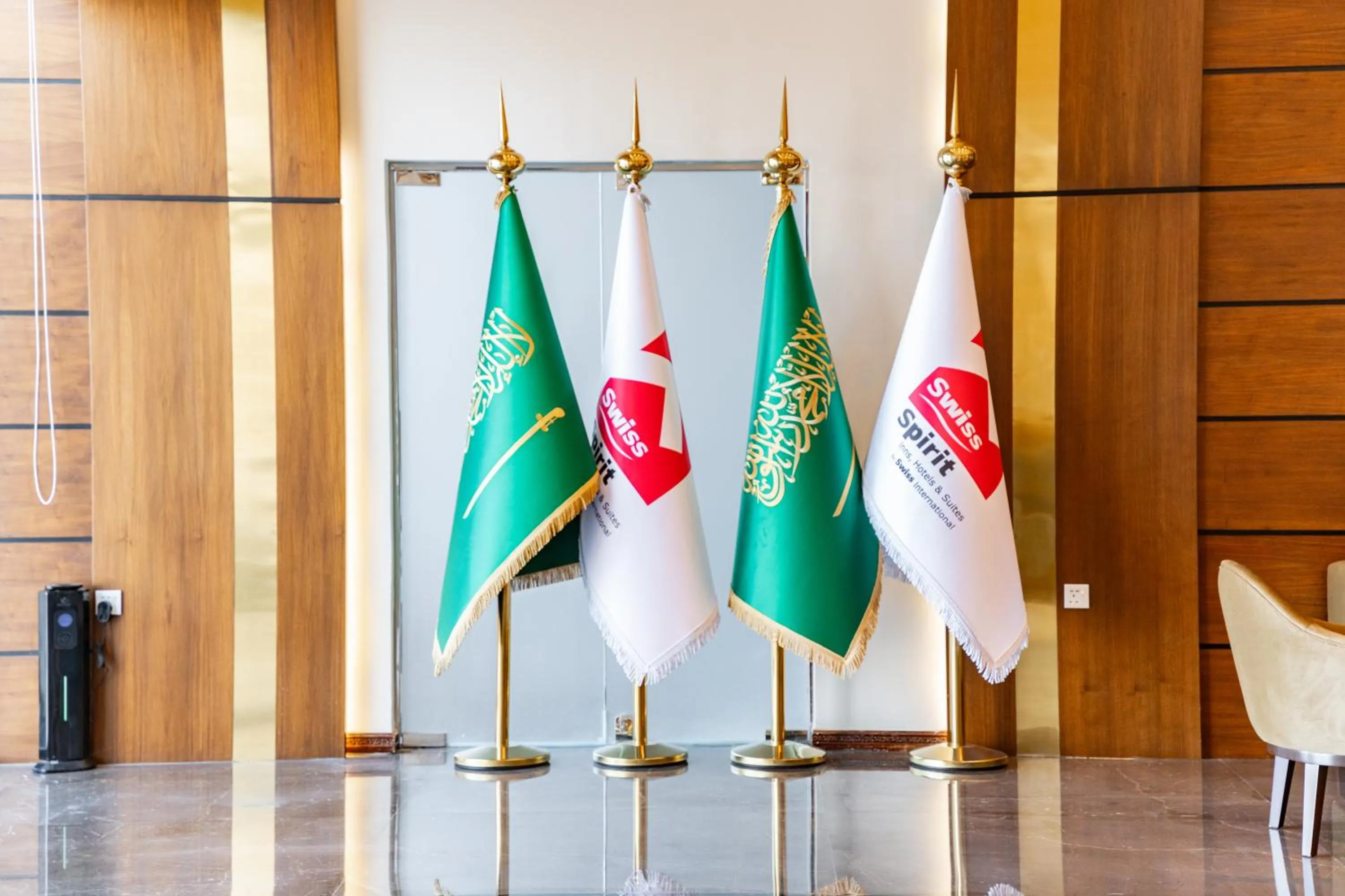 Lobby or reception in Swiss Spirit Hotel & Suites Dammam Corniche