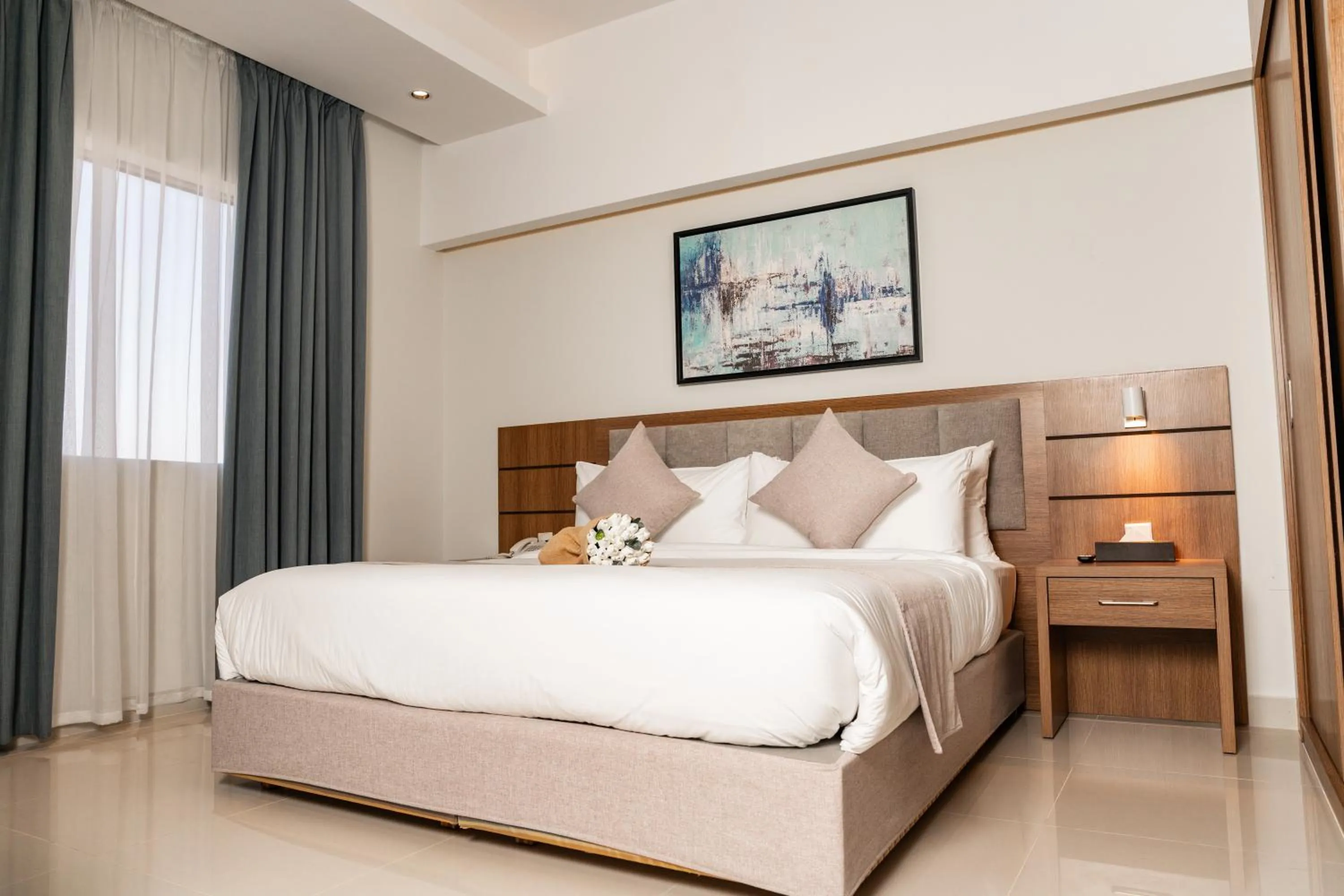 Bed in Swiss Spirit Hotel & Suites Dammam Corniche