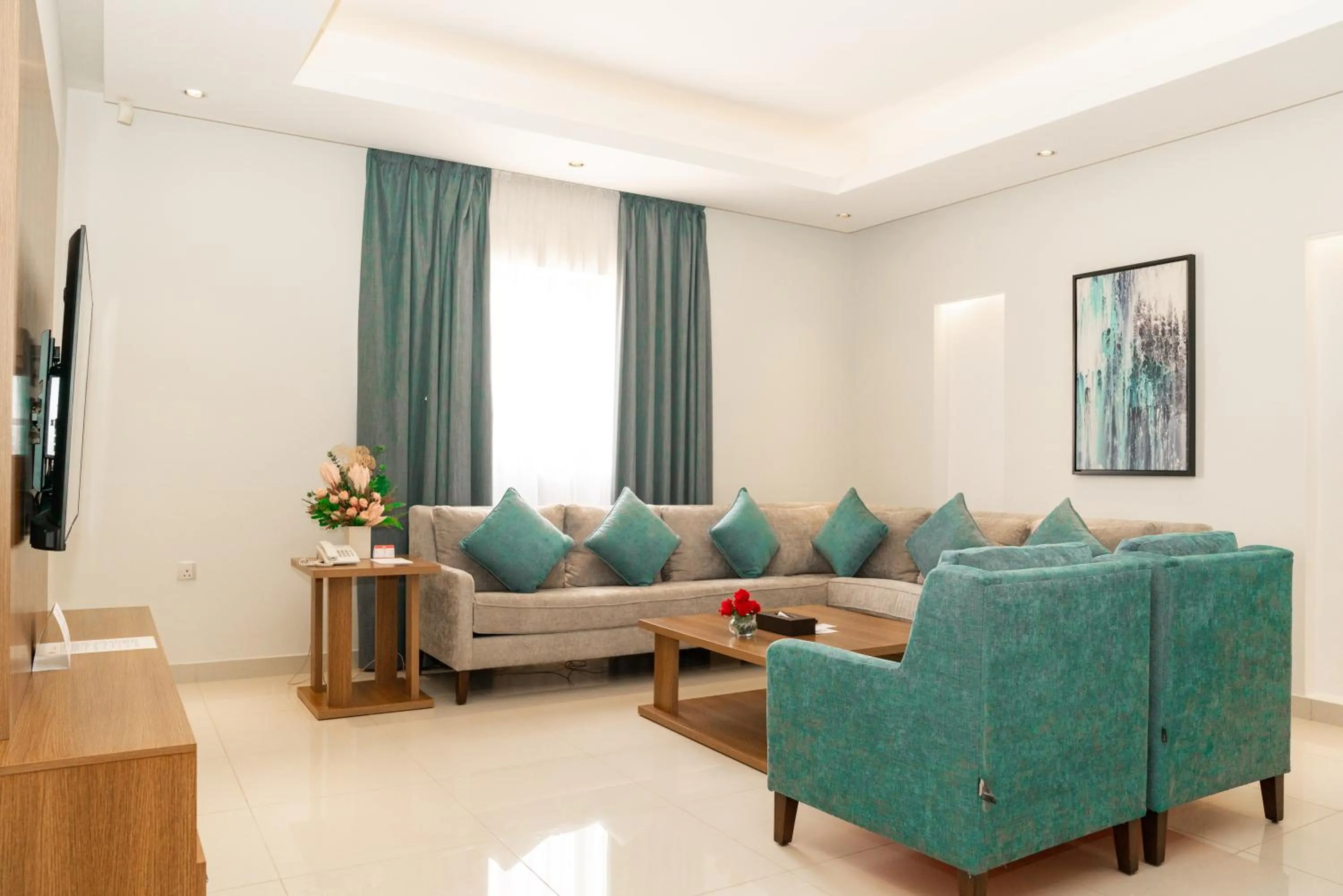 Seating area in Swiss Spirit Hotel & Suites Dammam Corniche