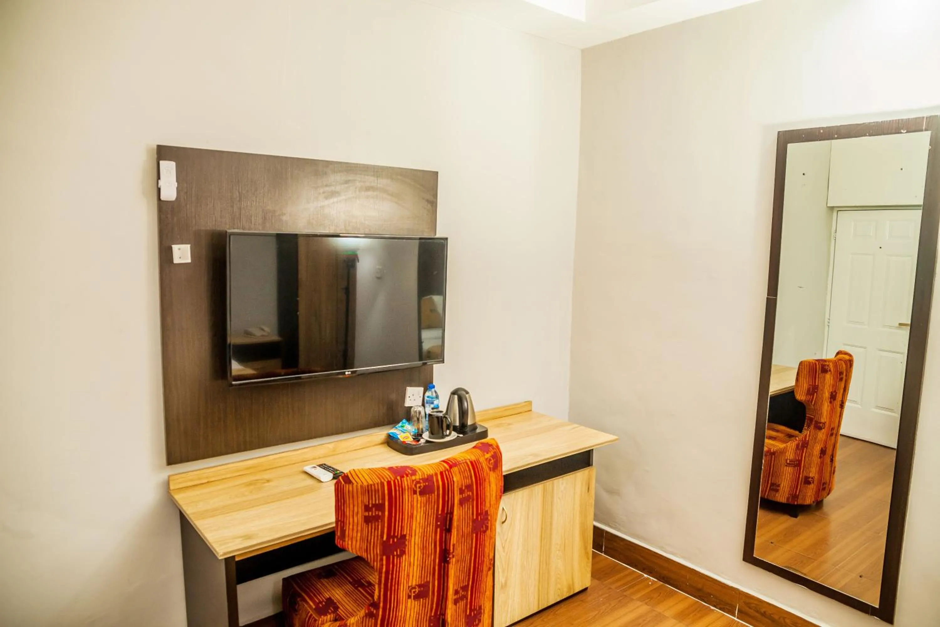 Seating area in G61 Hotel