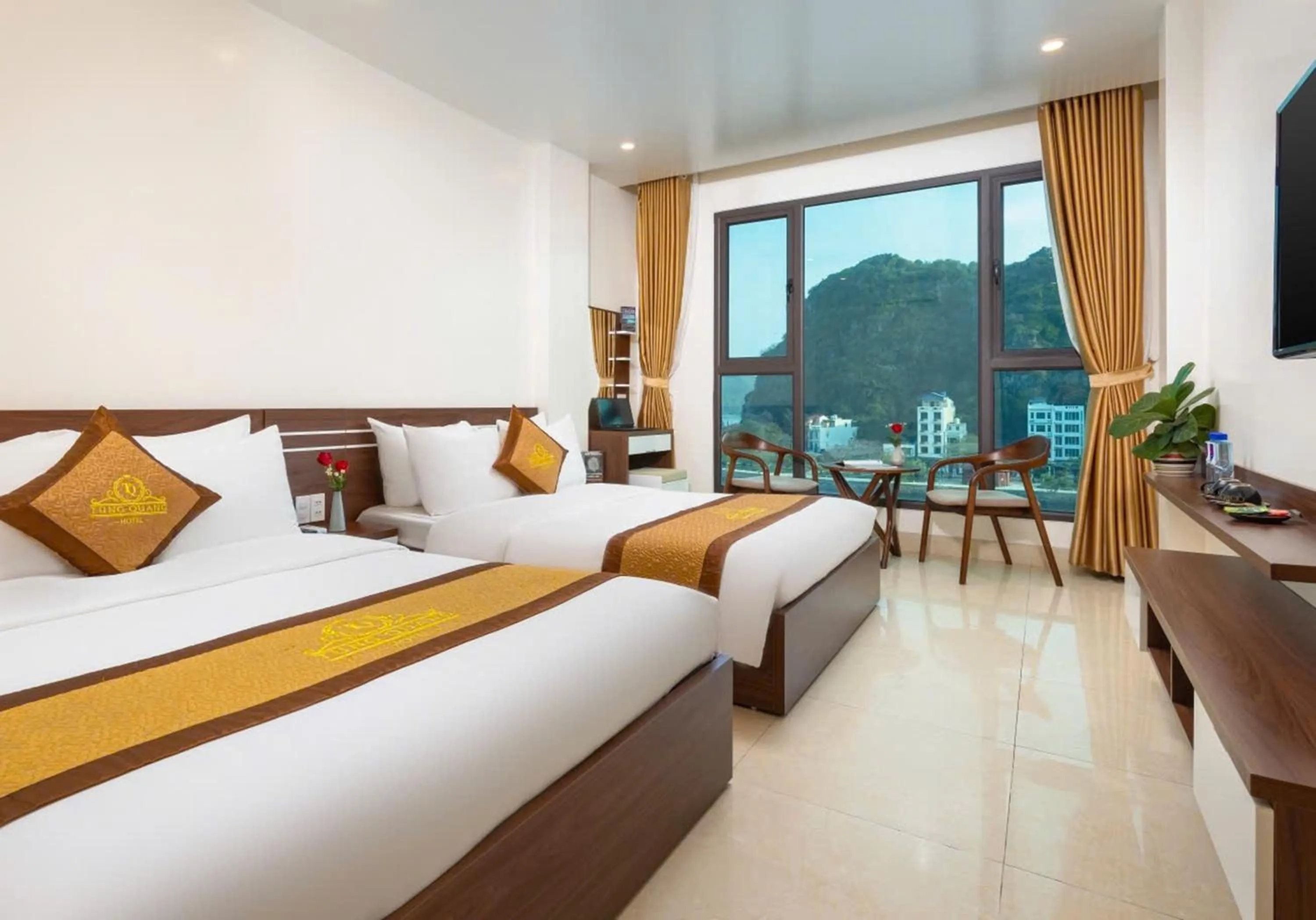 Bed in Tung Quang Hotel