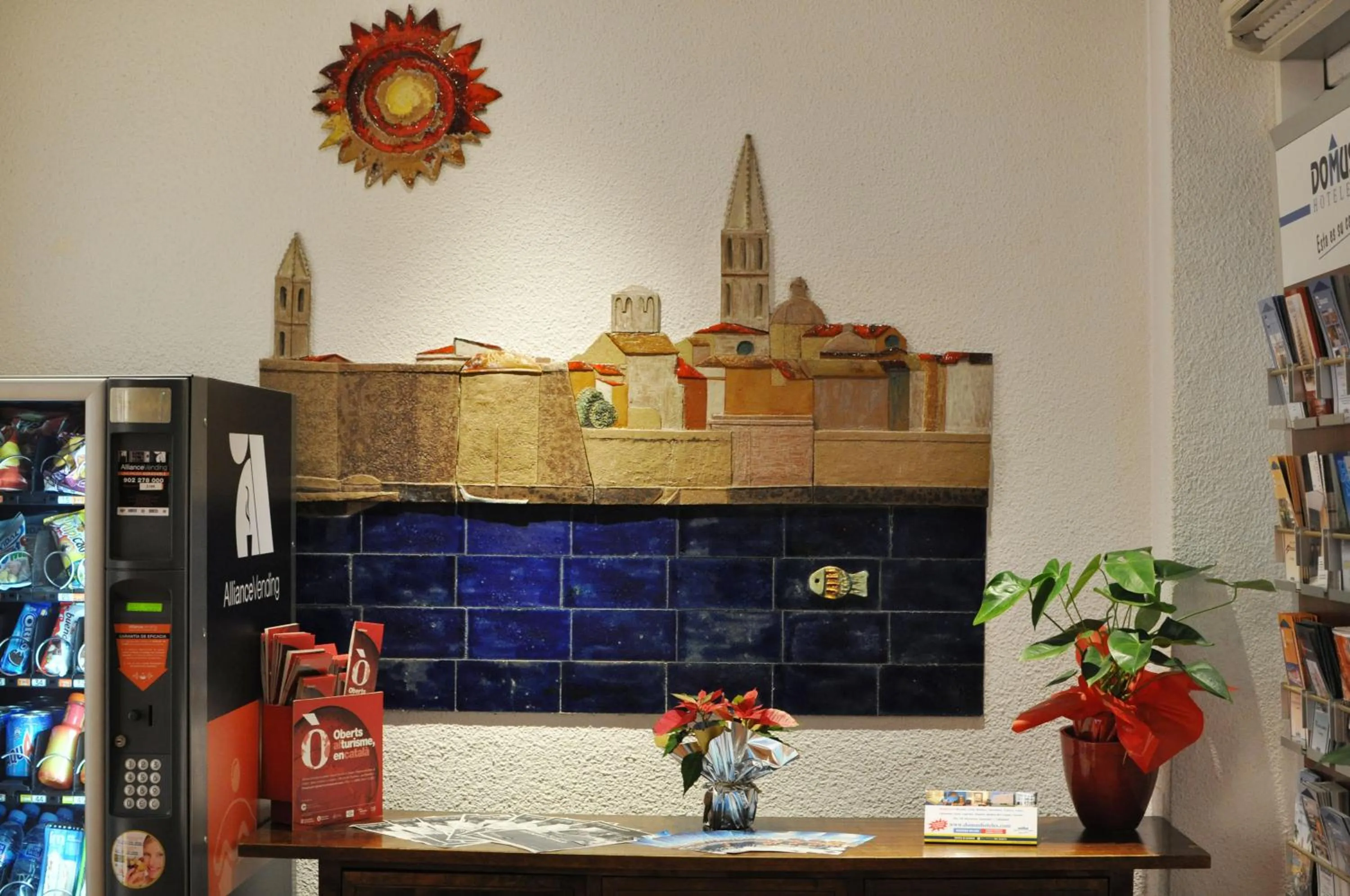 Lobby or reception in Hotel Alguer Camp Nou