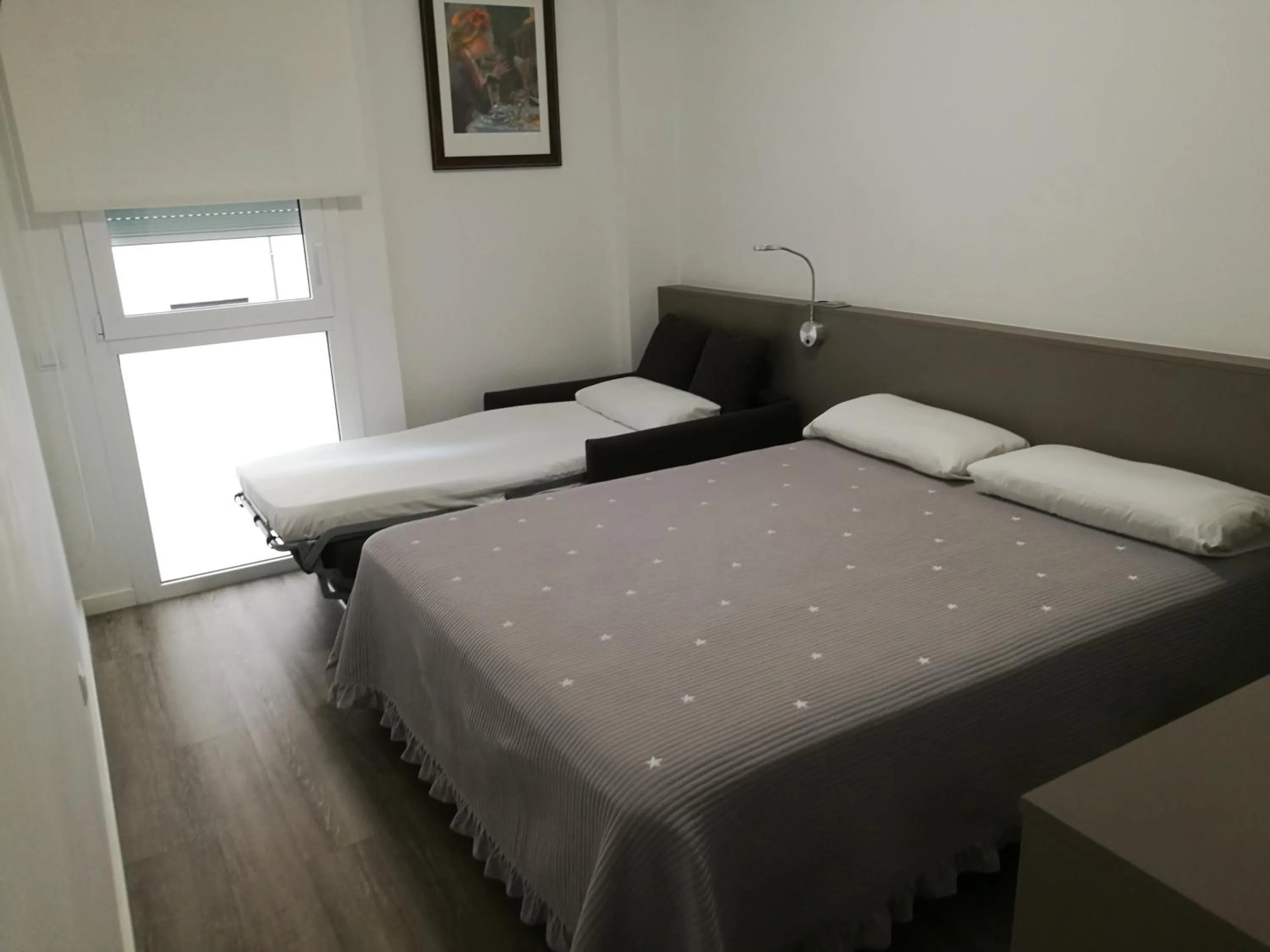 Bed in Hotel Alguer Camp Nou