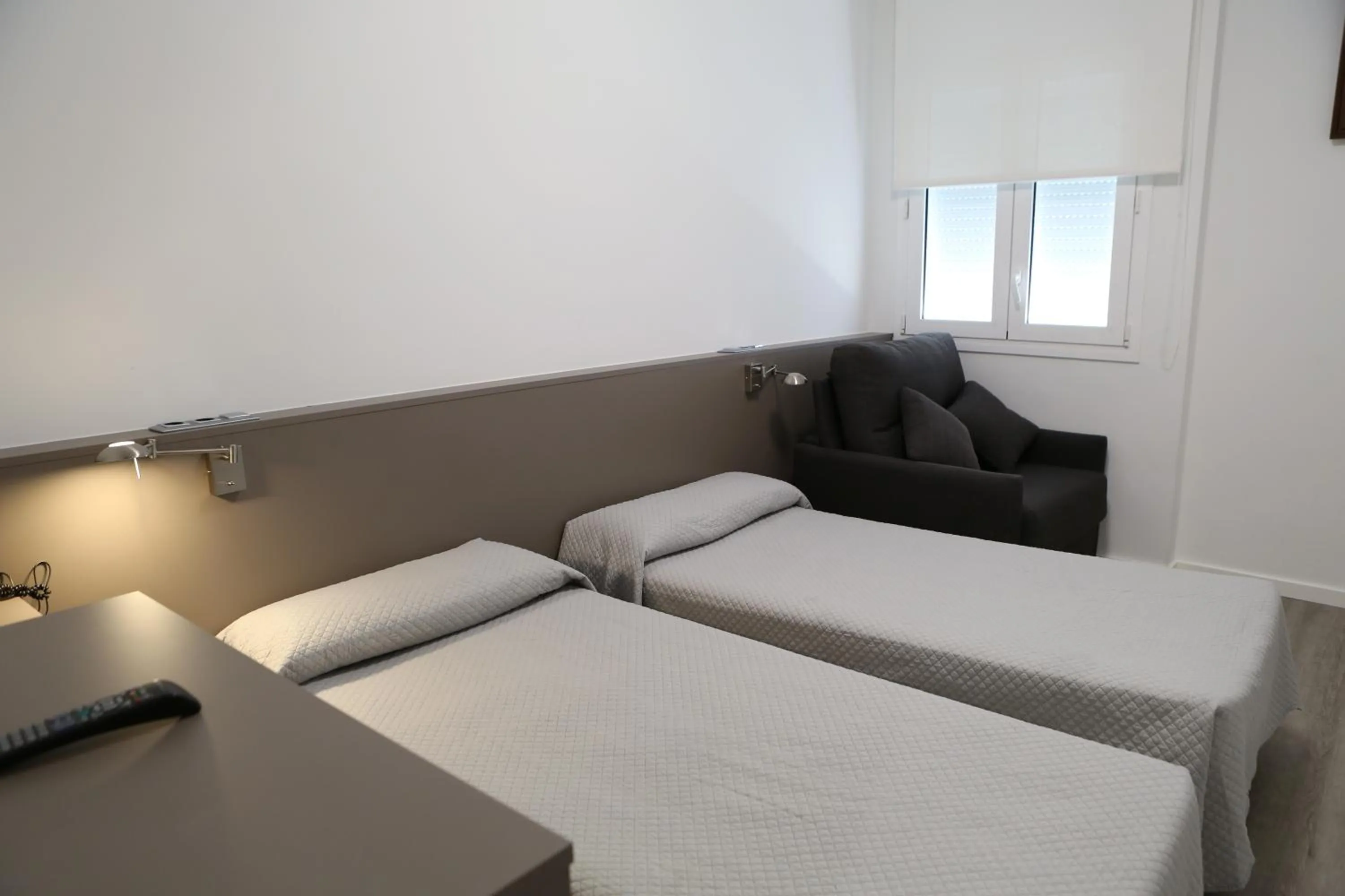 Bed in Hotel Alguer Camp Nou