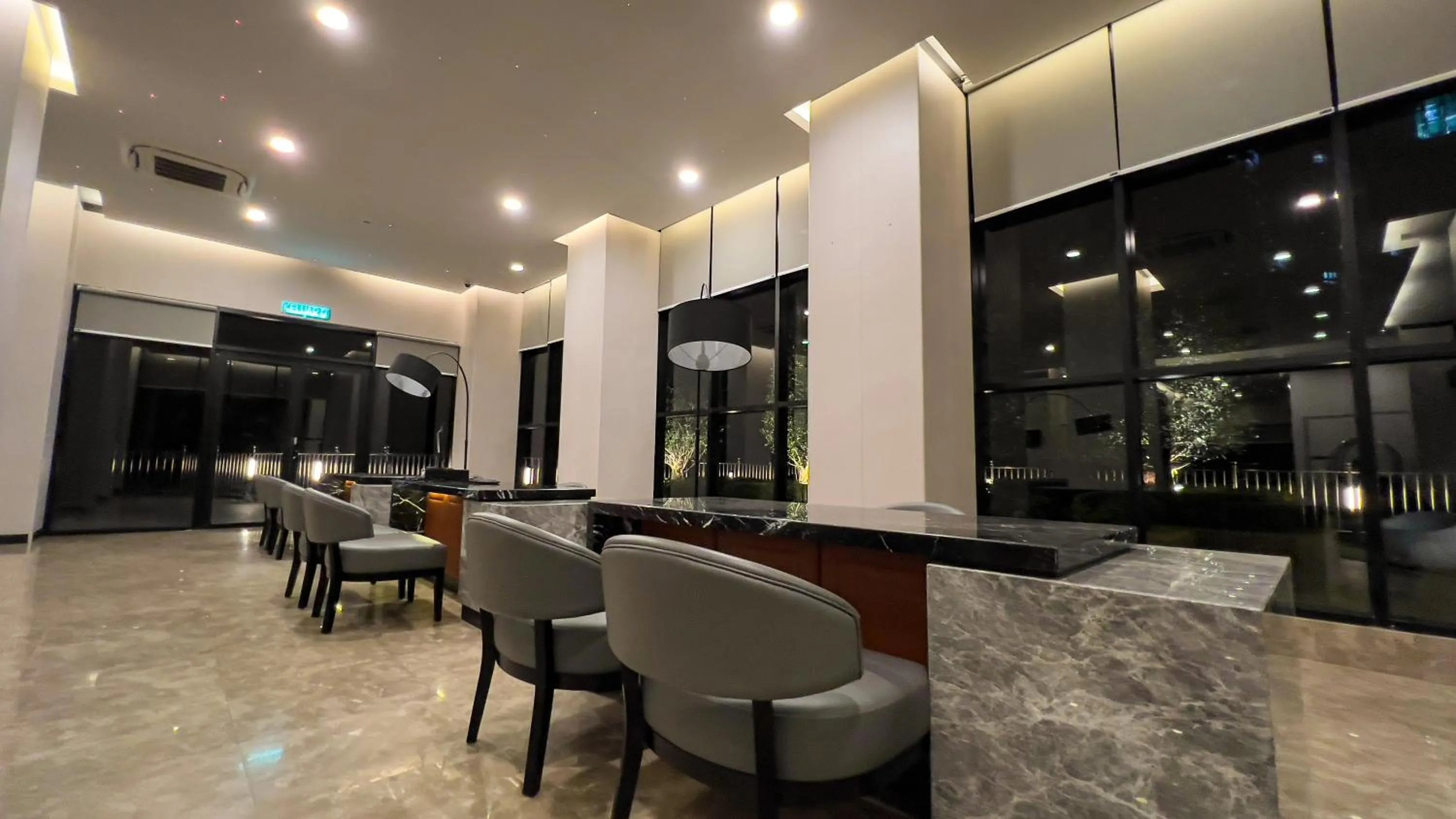 Lobby or reception in The Yanné, Onsen Hotel