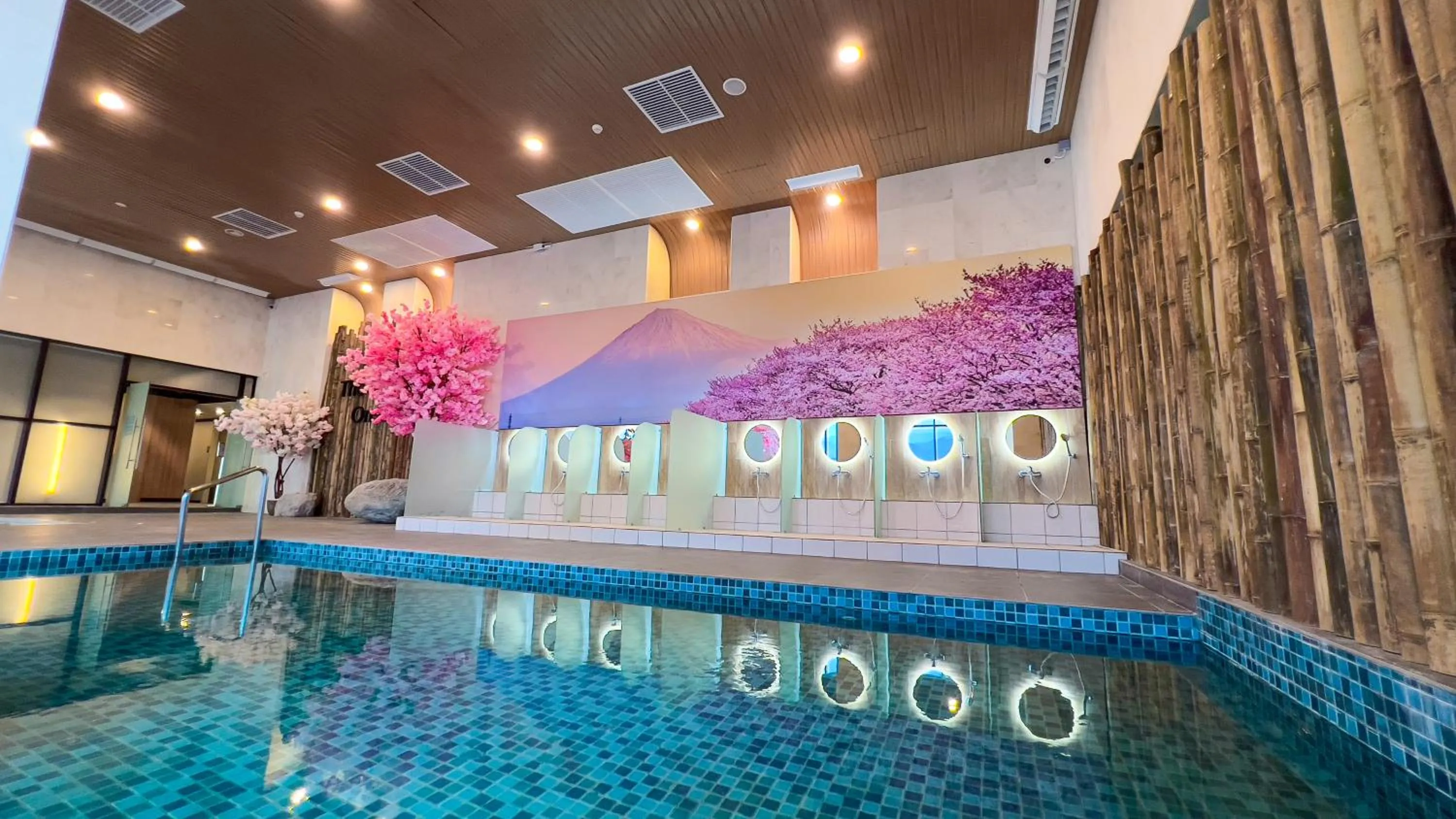 Hot Spring Bath in The Yanné, Onsen Hotel