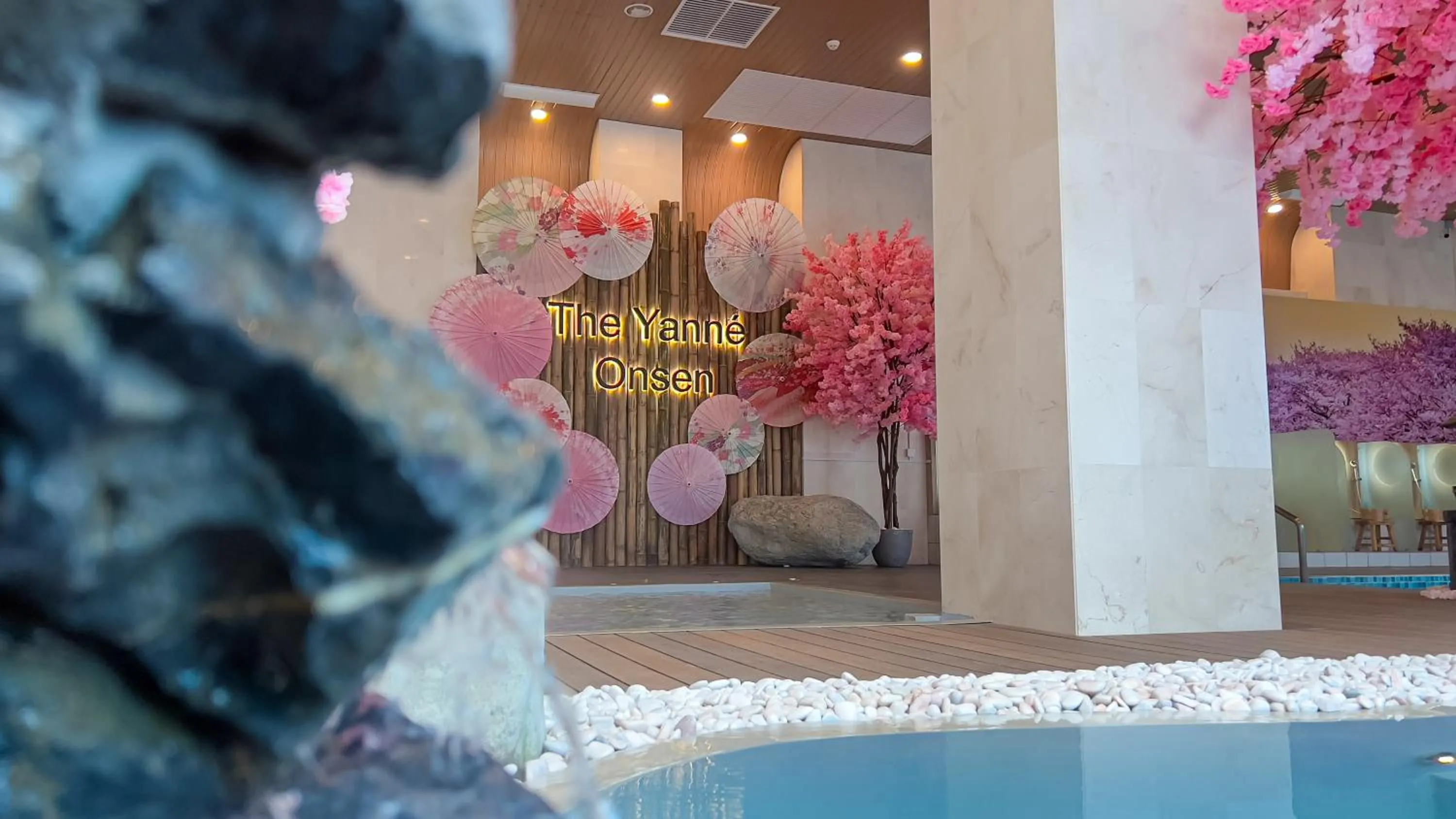 Hot Spring Bath in The Yanné, Onsen Hotel