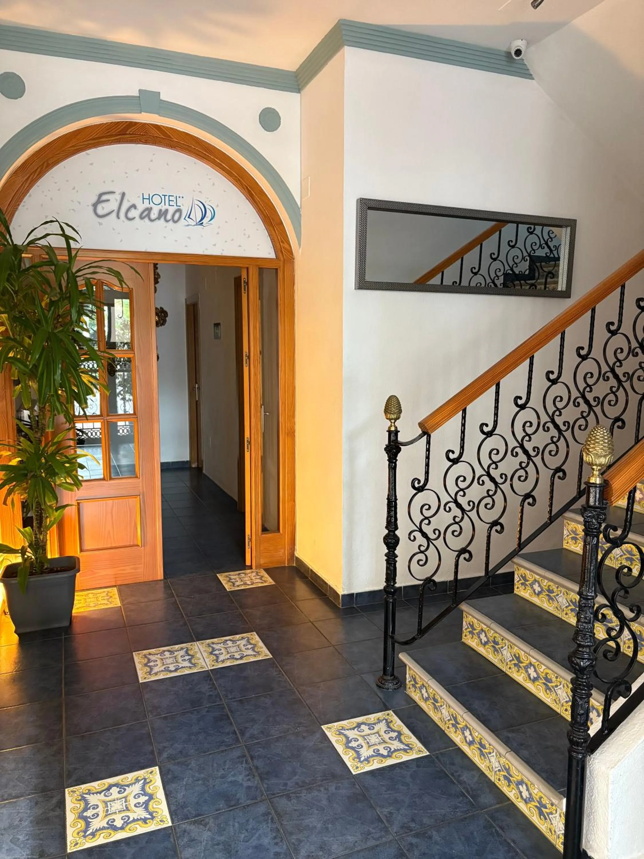 Lobby or reception in Elcano