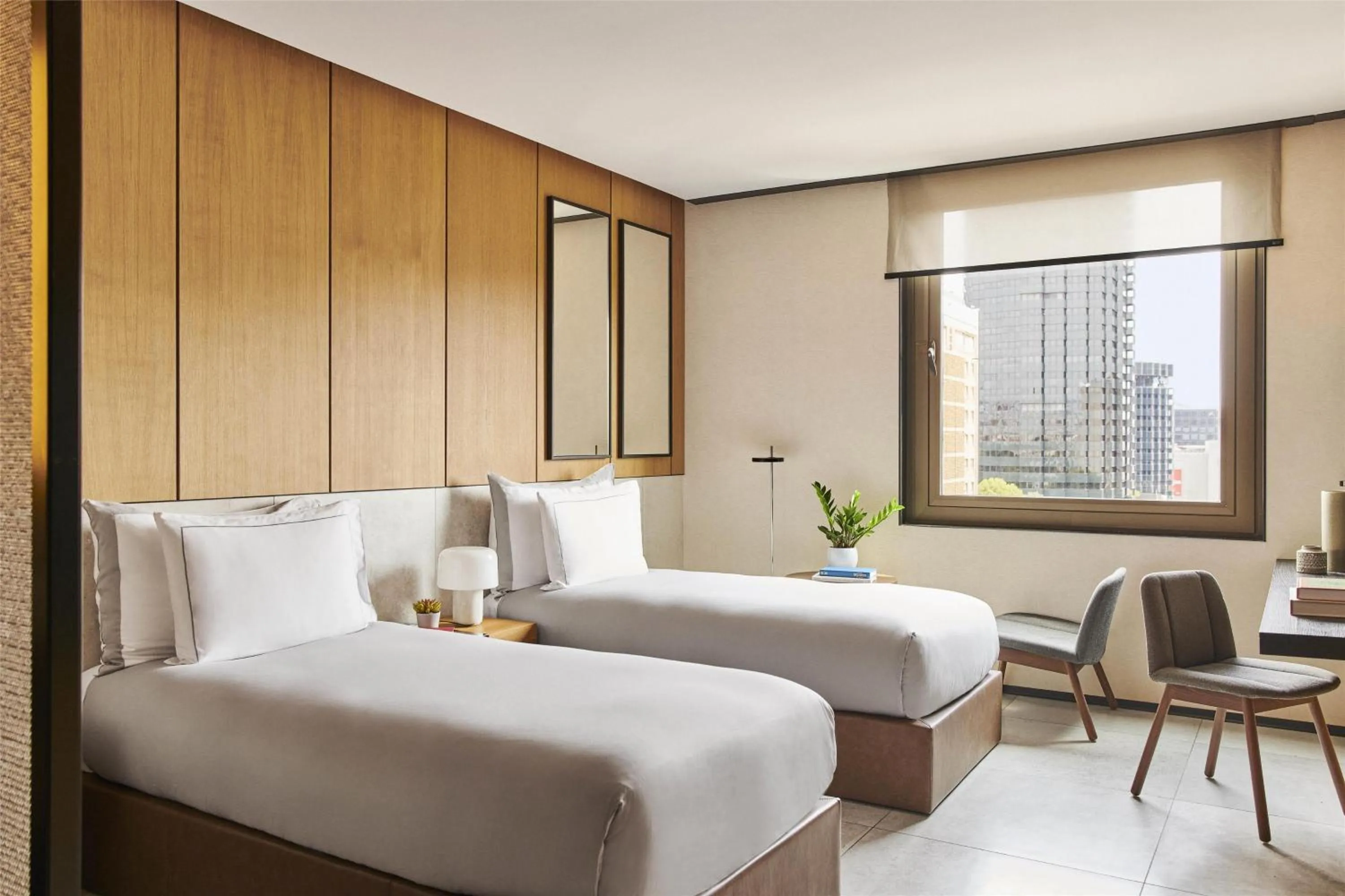 Bedroom, Bed in Grand Hyatt Barcelona