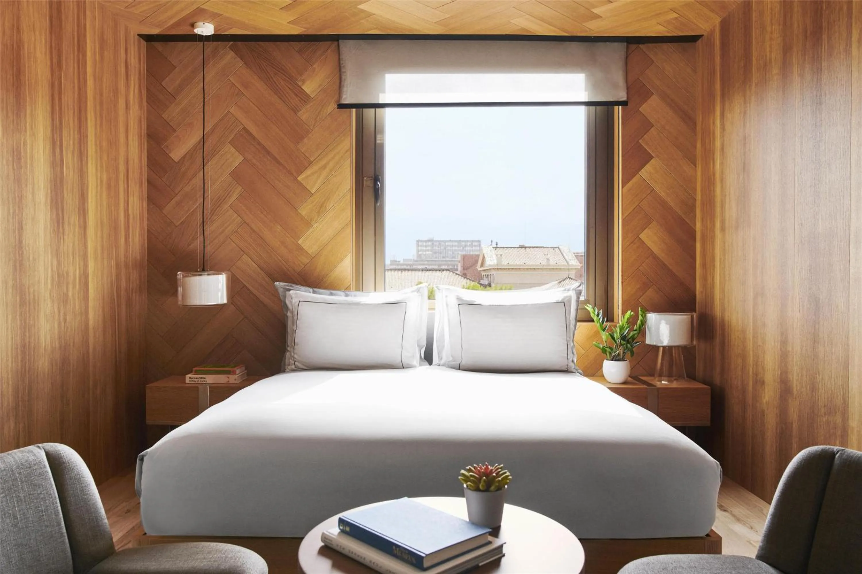 Bedroom, Bed in Grand Hyatt Barcelona