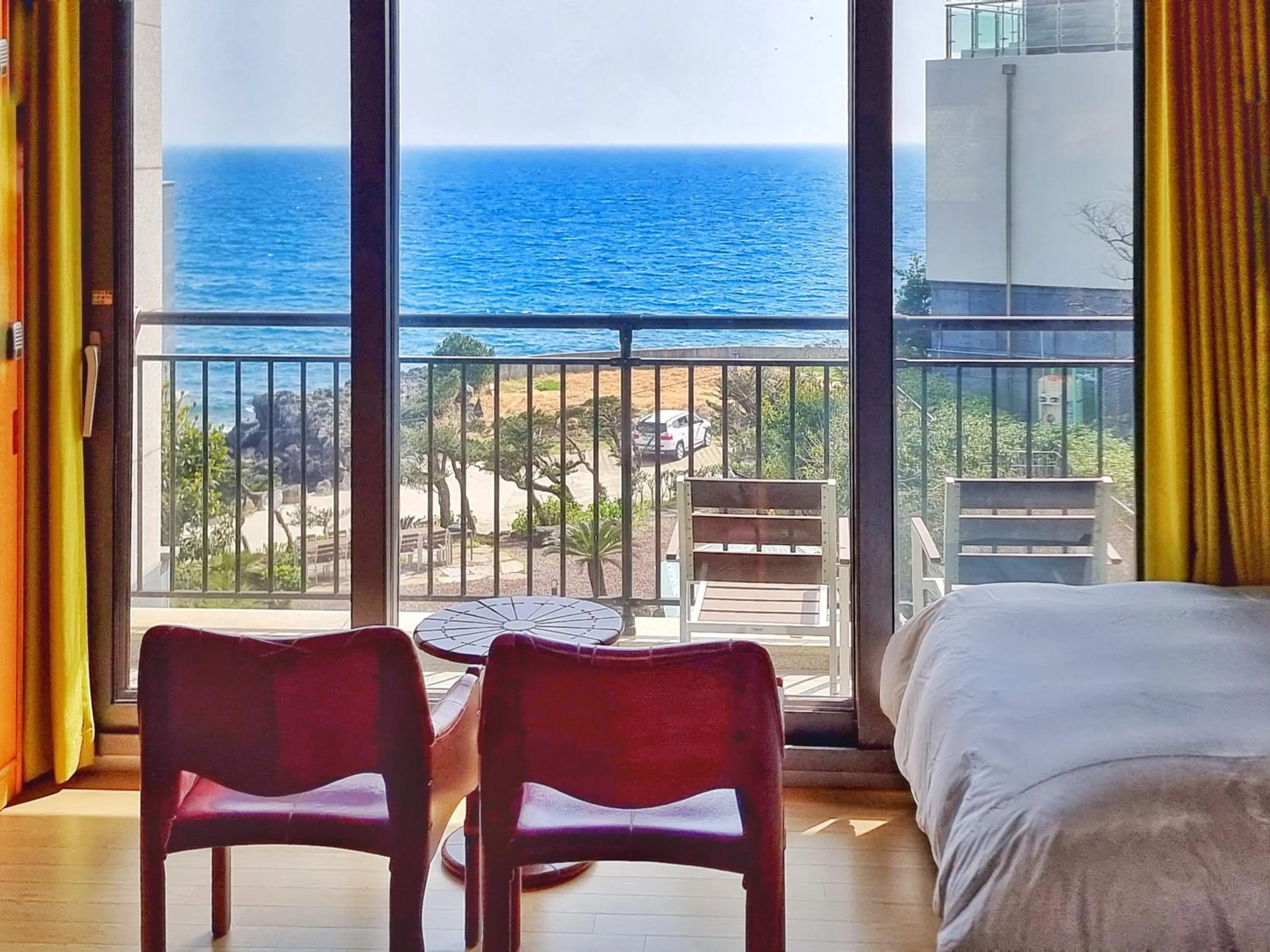 Balcony/Terrace, Bed in OROJEJU