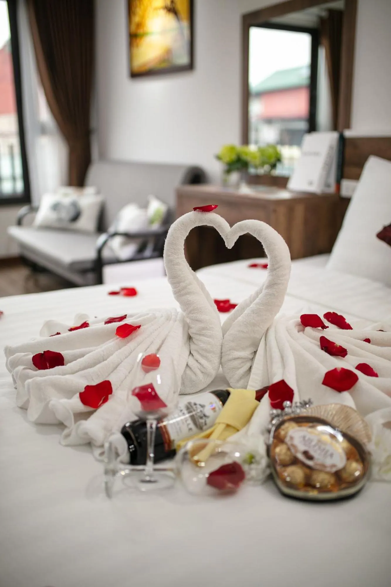 Bed in Hanoi Saga Hotel