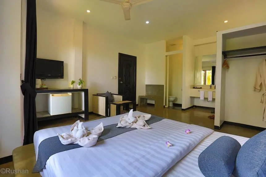 Bed in Apsara Greenland Boutique Villa & Resort