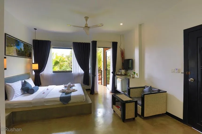 Bed in Apsara Greenland Boutique Villa & Resort