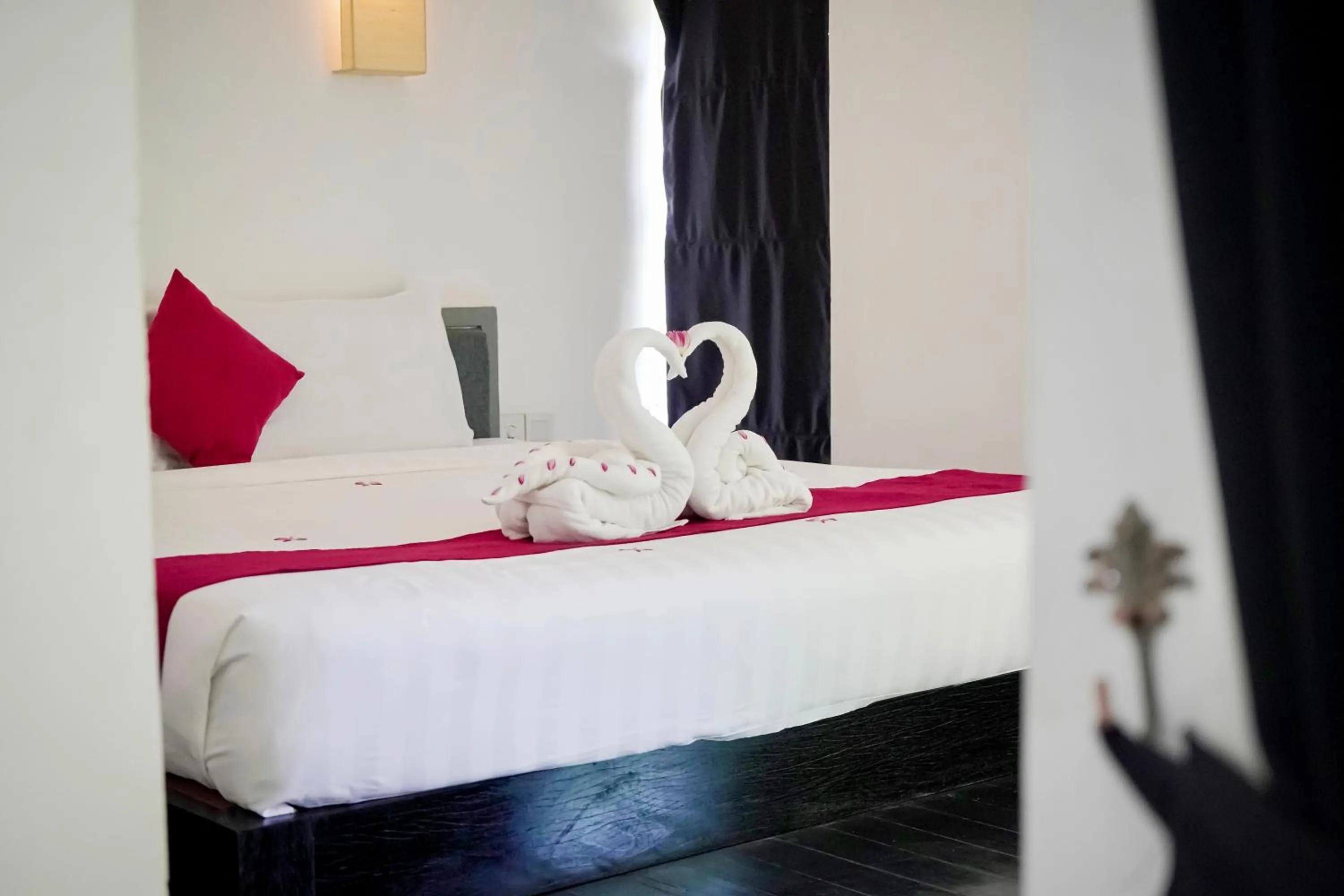 Bed in Apsara Greenland Boutique Villa & Resort