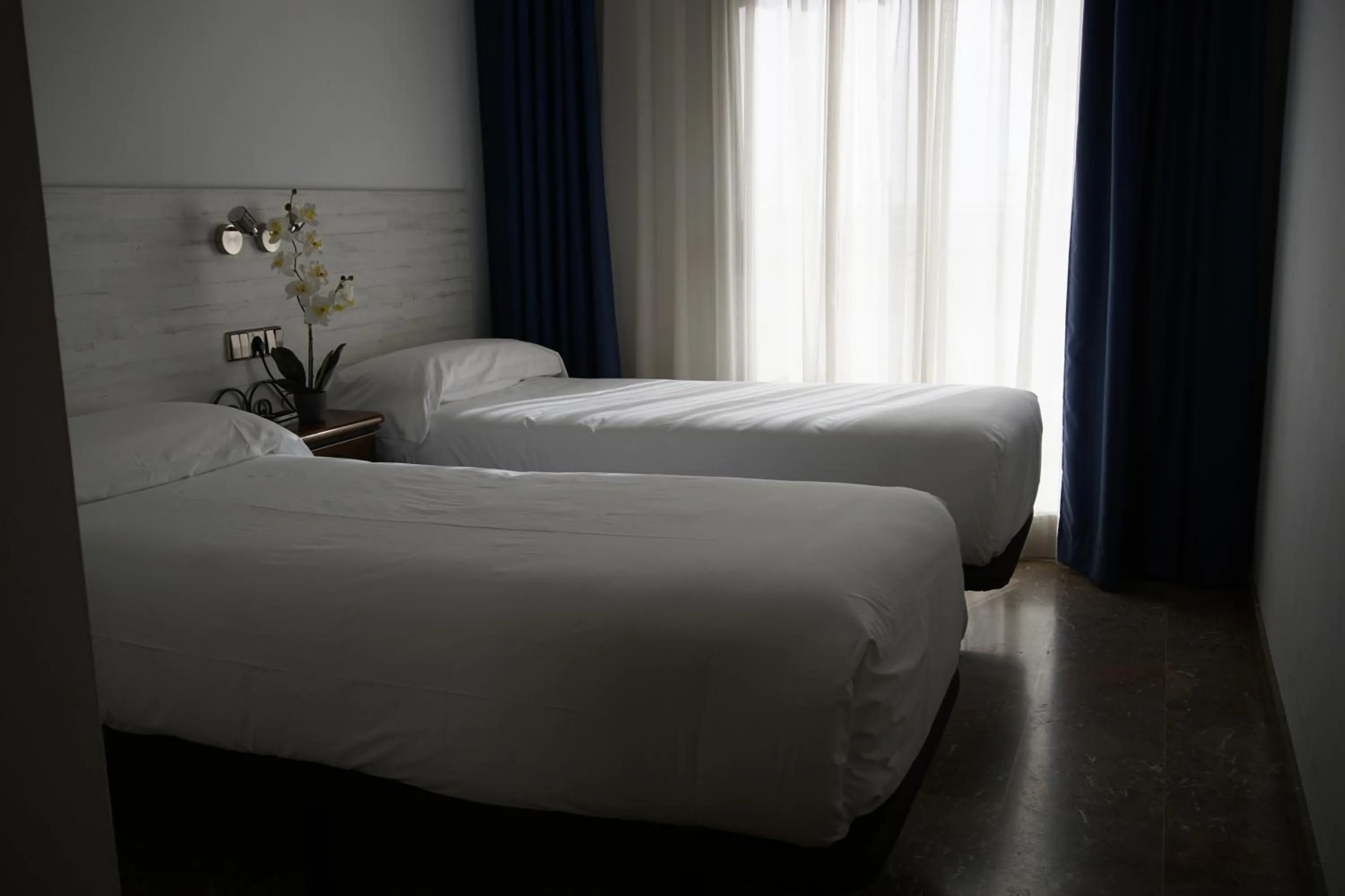 Bed in Hotel Port Sitges