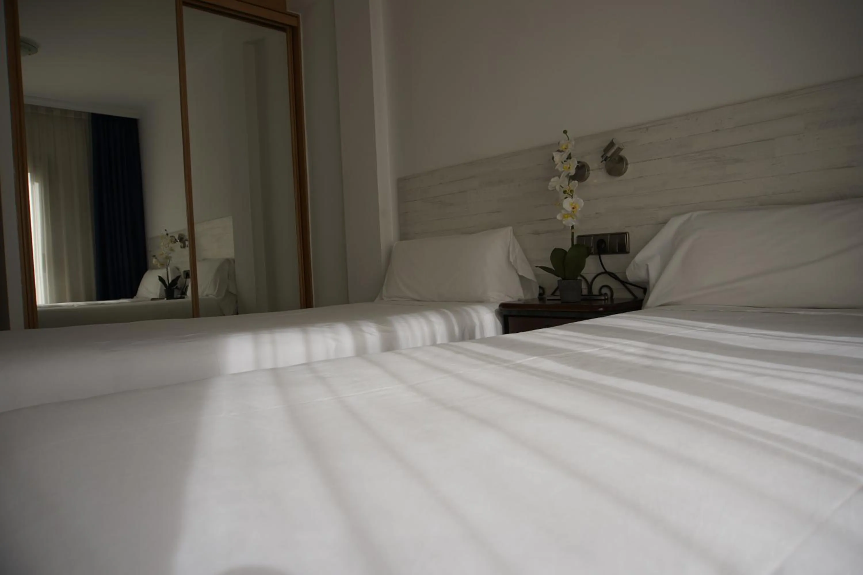 Bed in Hotel Port Sitges